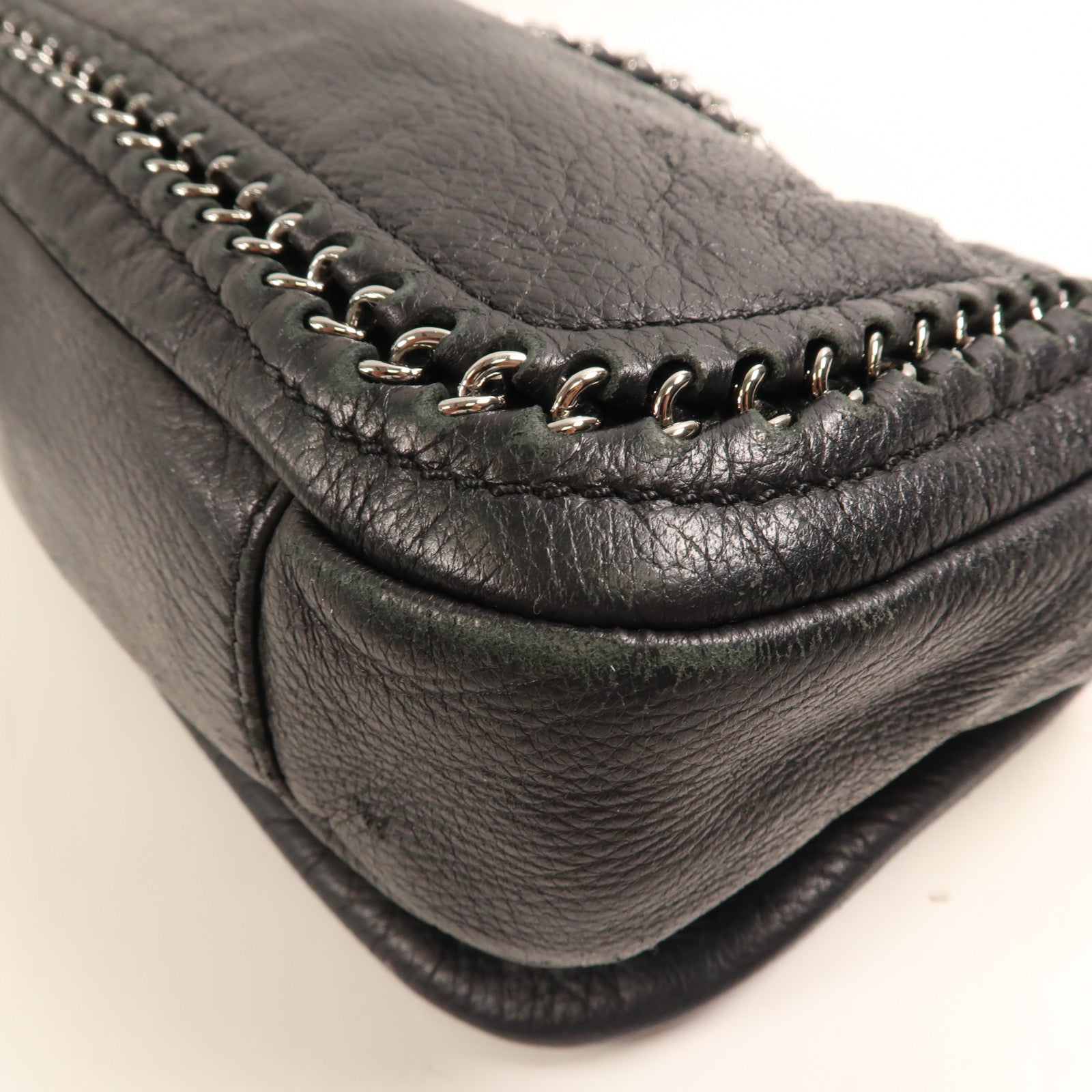 CHANEL 牛皮皮革Shoulder Bag鏈帶肩背袋
