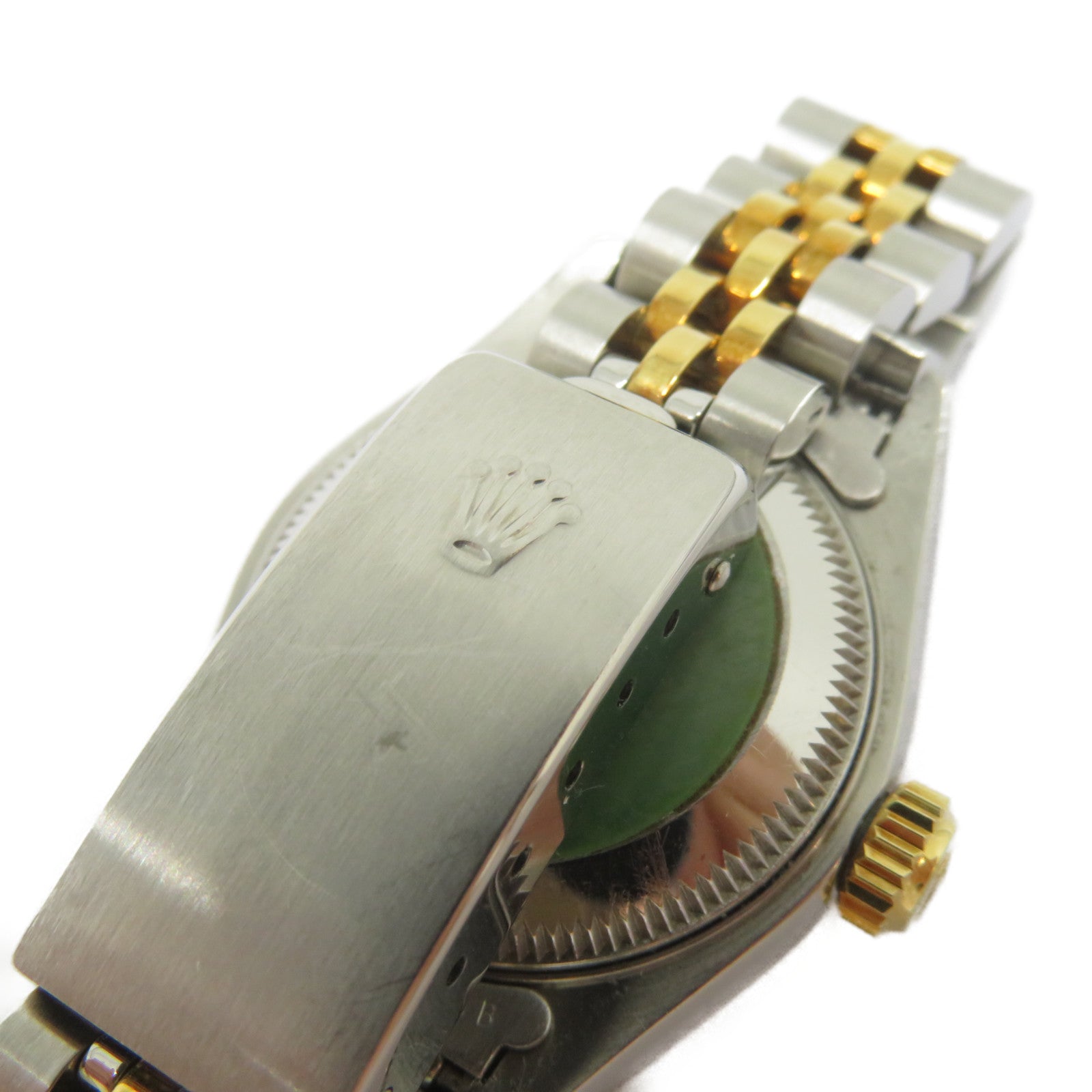ROLEX Datejust 18K黃金/不鏽鋼手錶自動機芯金色