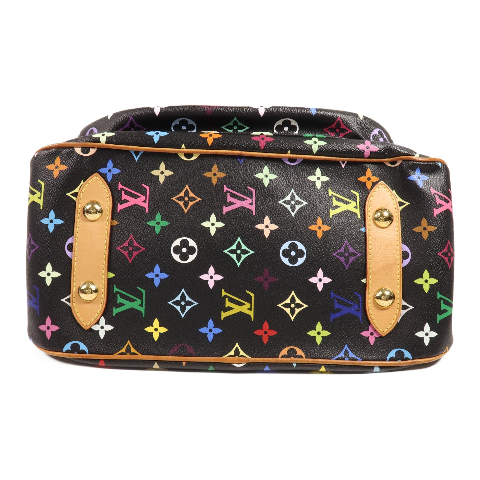 LOUIS VUITTON Monogram Multicolore Rita金扣手挽肩背兩用袋