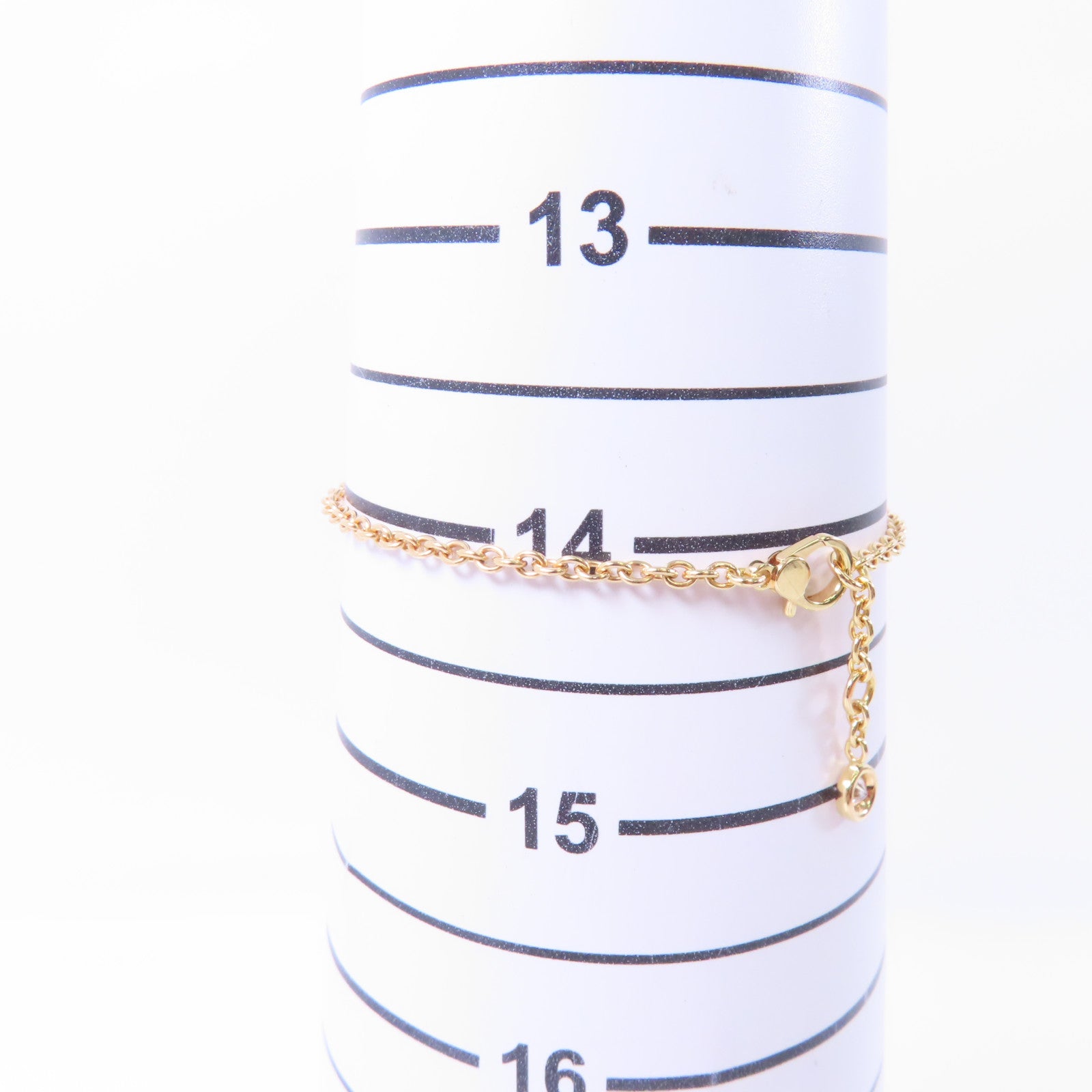 HERMES 18K玫瑰金Finesse Bracelet鑽石手鏈
