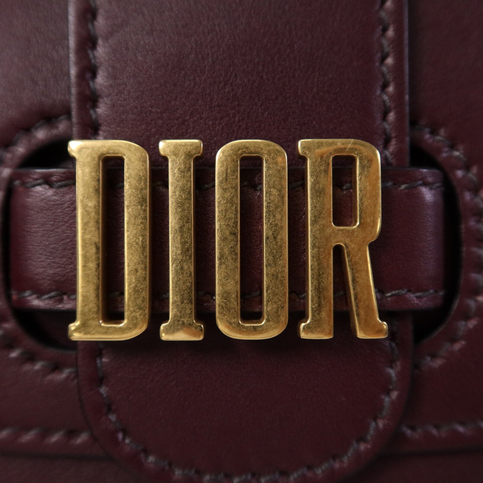 Dior 牛皮皮革D-Fence Saddle金扣肩背袋