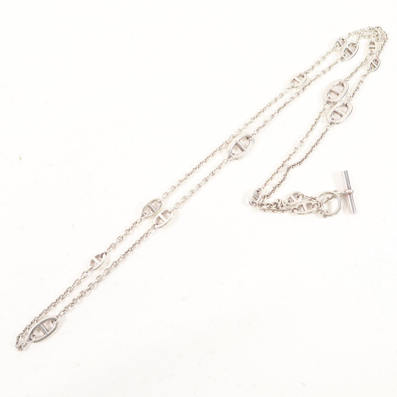 HERMES 925純銀Necklace項鍊銀色