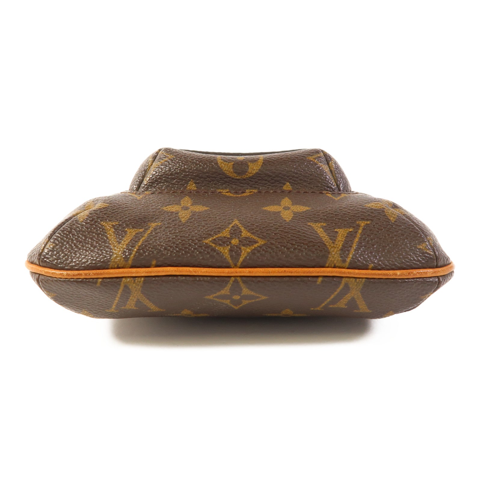 LOUIS VUITTON Monogram Particion金扣手拿包棕色