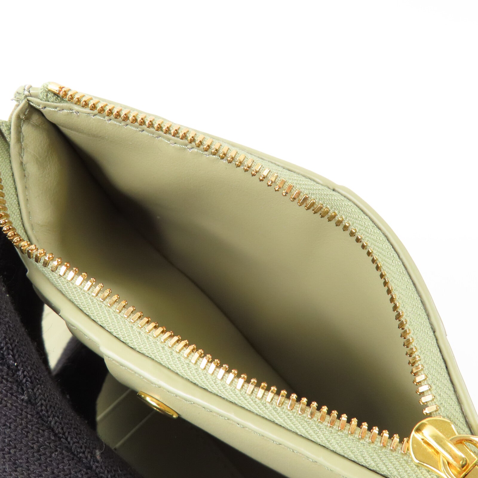 BOTTEGA VENETA 織紋皮革Middle Wallet金扣短錢包