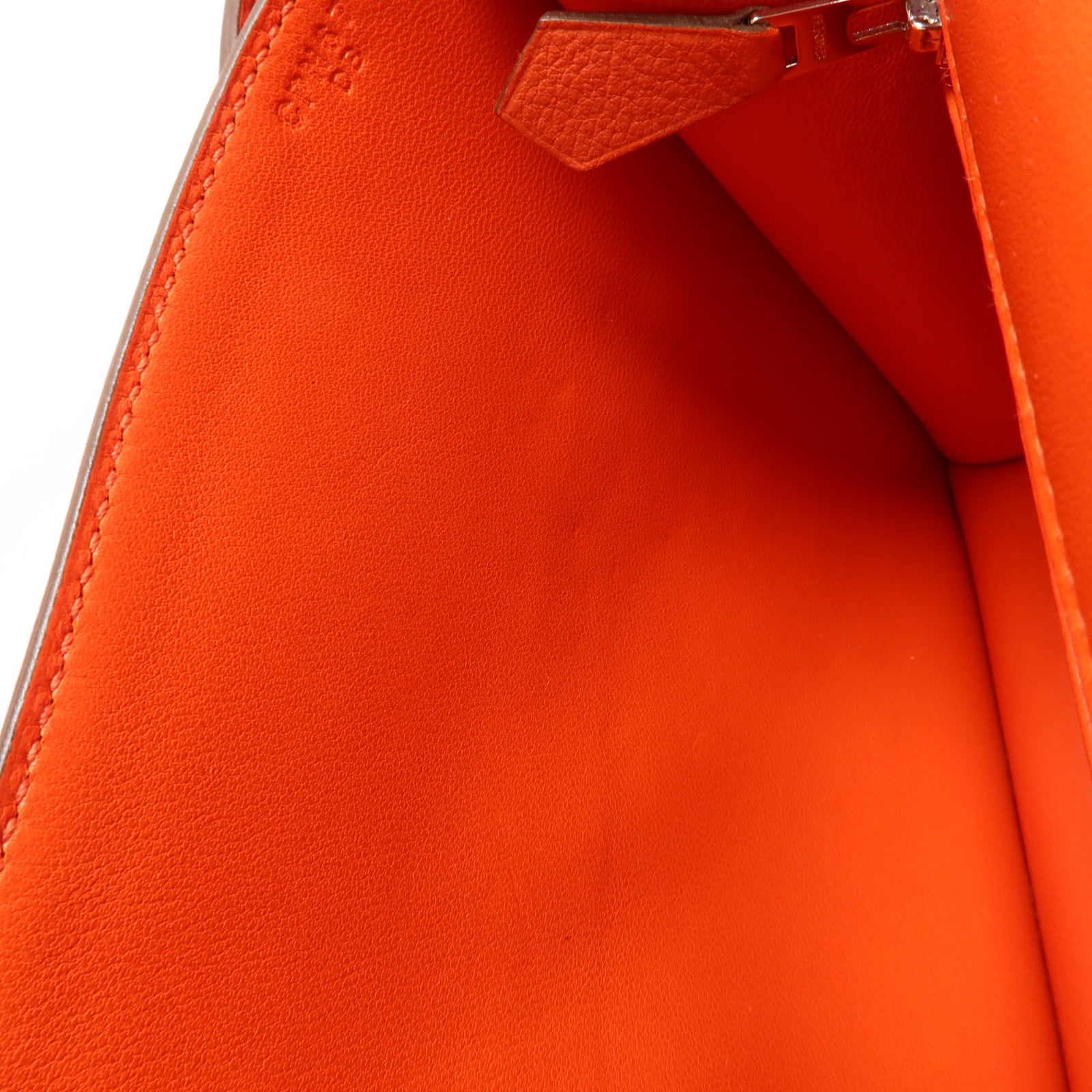 HERMES Evercolor皮革Constance 24肩背袋Feu