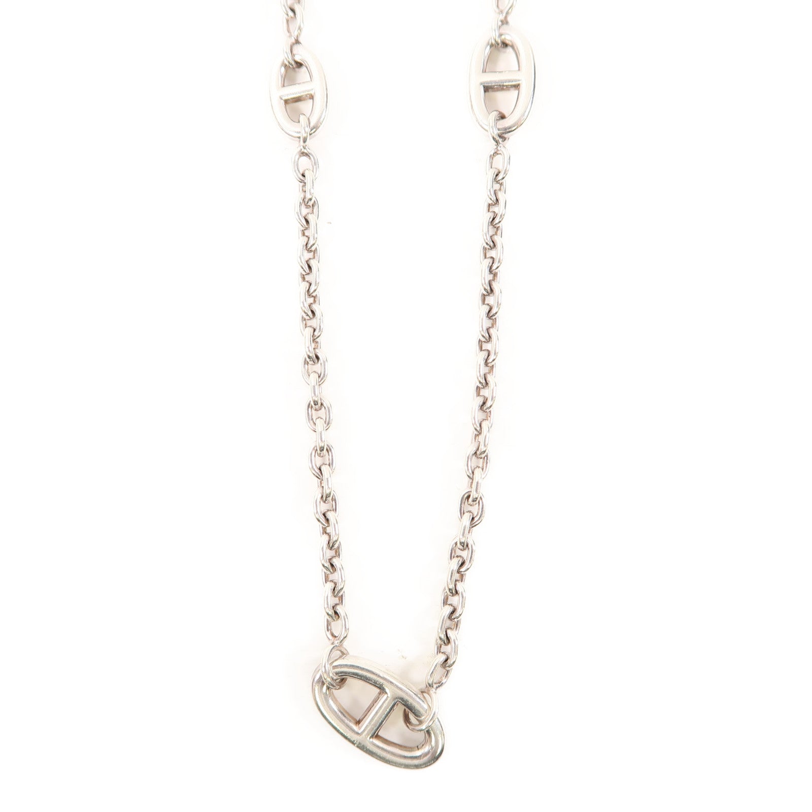 HERMES 925純銀Necklace項鍊銀色