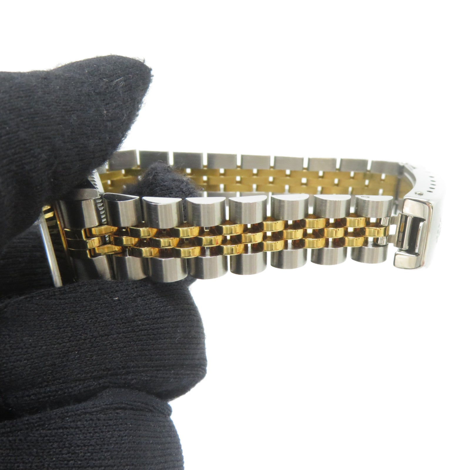 ROLEX Datejust 18K黃金/不鏽鋼手錶自動機芯金色