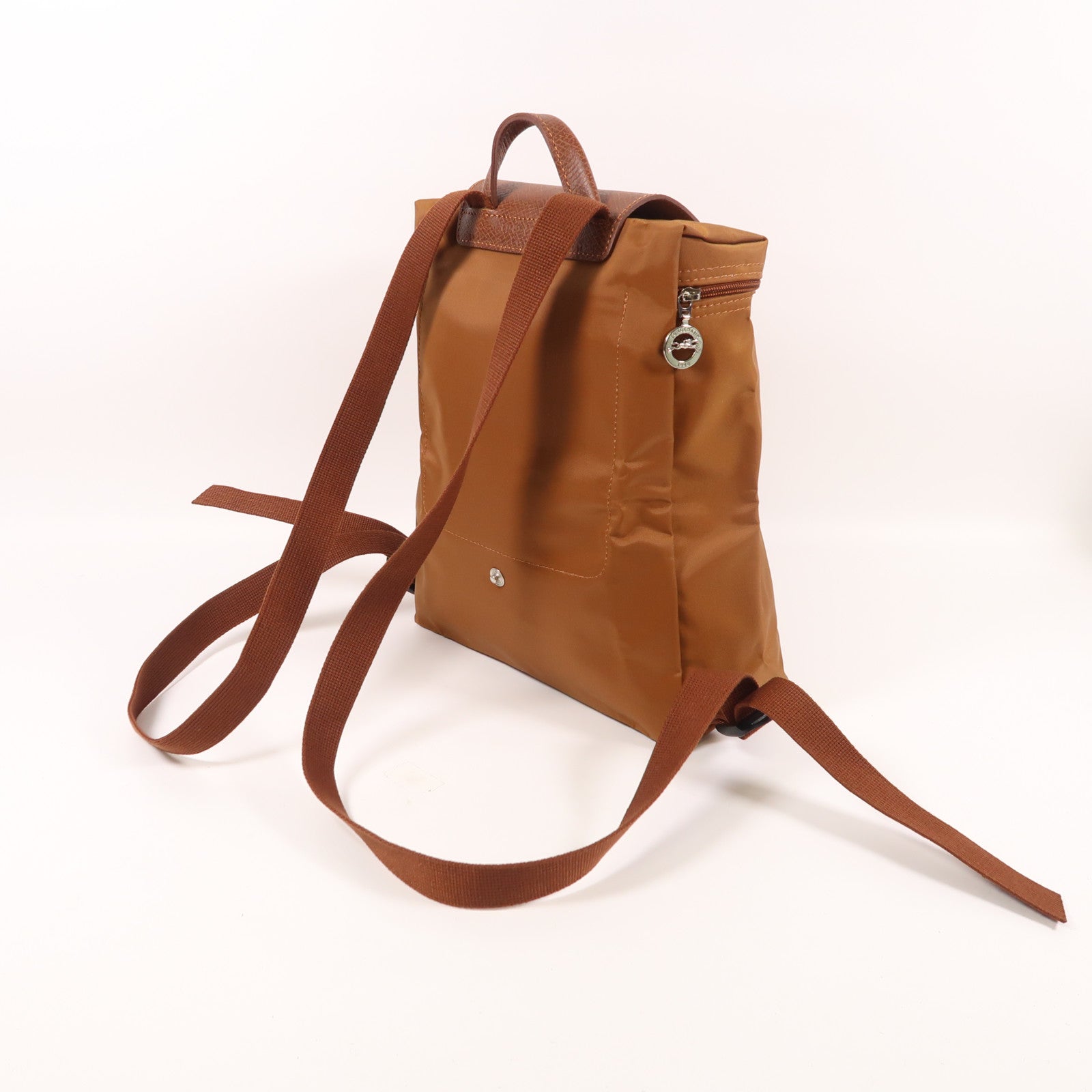 Longchamp 尼龍Backpack銀扣背包