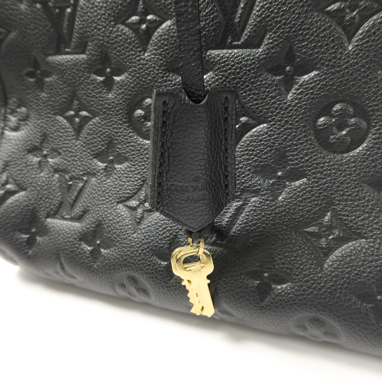 LOUIS VUITTON Monogram Empreinte Montaigne MM手挽肩背兩用袋