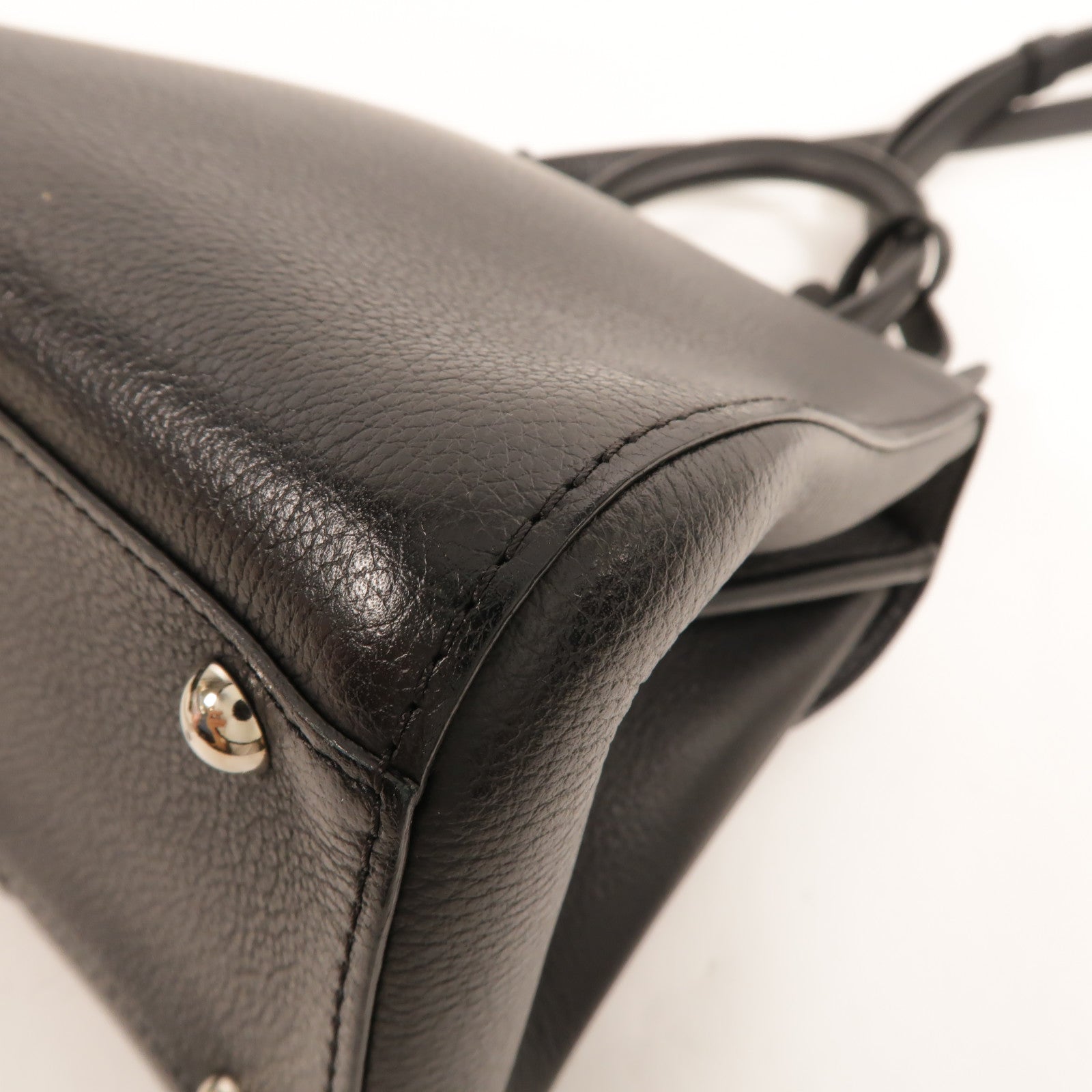 Delvaux 牛皮皮革Brillant Mini手挽肩背兩用袋