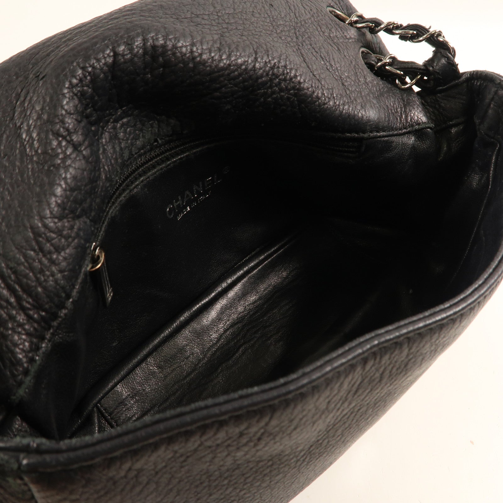 CHANEL 牛皮皮革Shoulder Bag鏈帶肩背袋