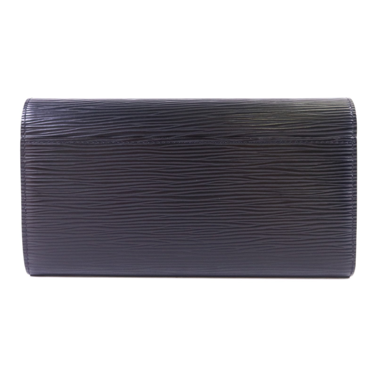 LOUIS VUITTON Epi Sarah銀扣長錢包