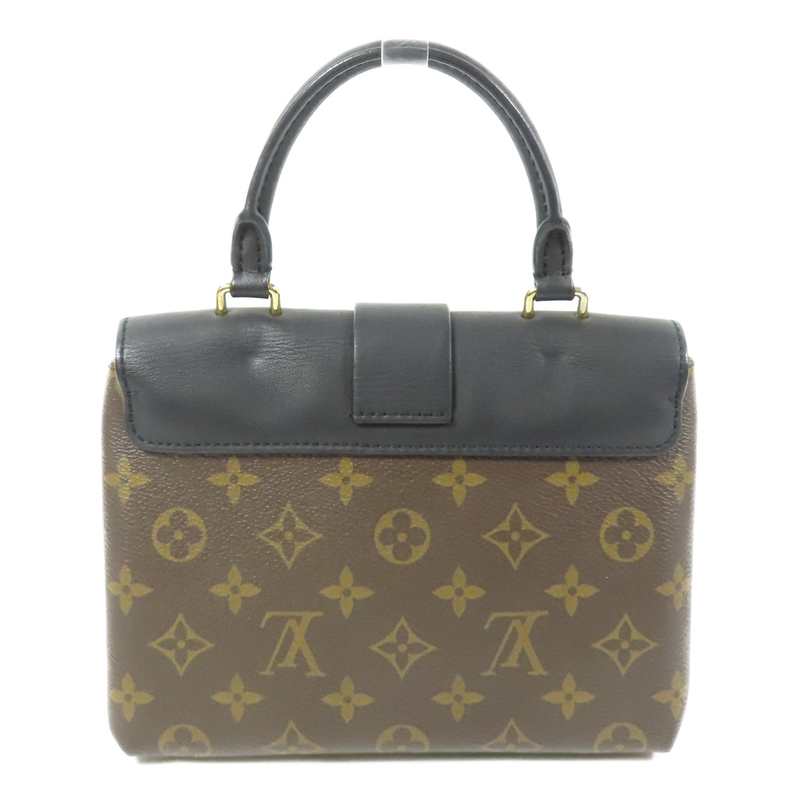 LOUIS VUITTON Monogram Locky BB金扣手挽肩背兩用袋