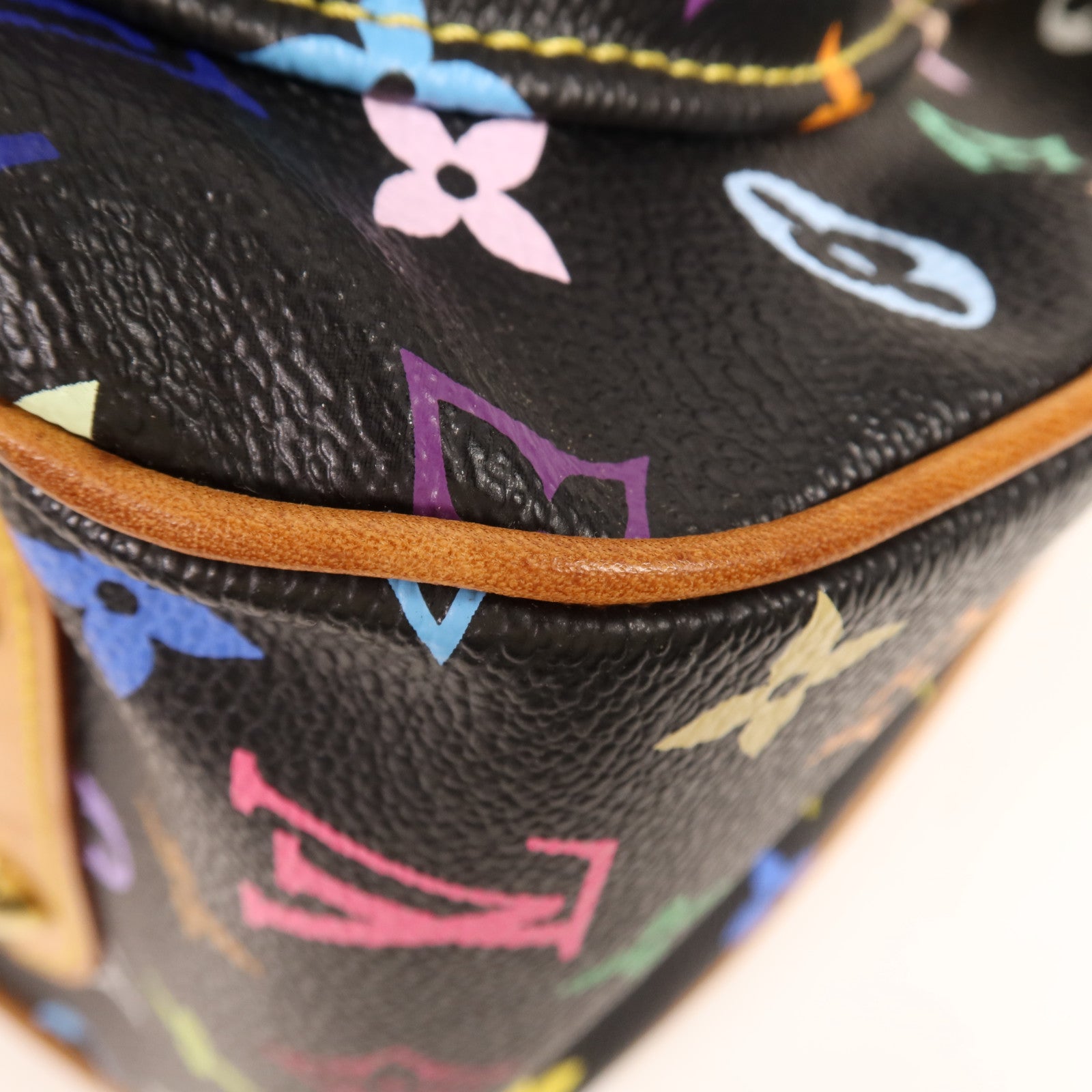 LOUIS VUITTON Monogram Multicolore Rita金扣手挽肩背兩用袋