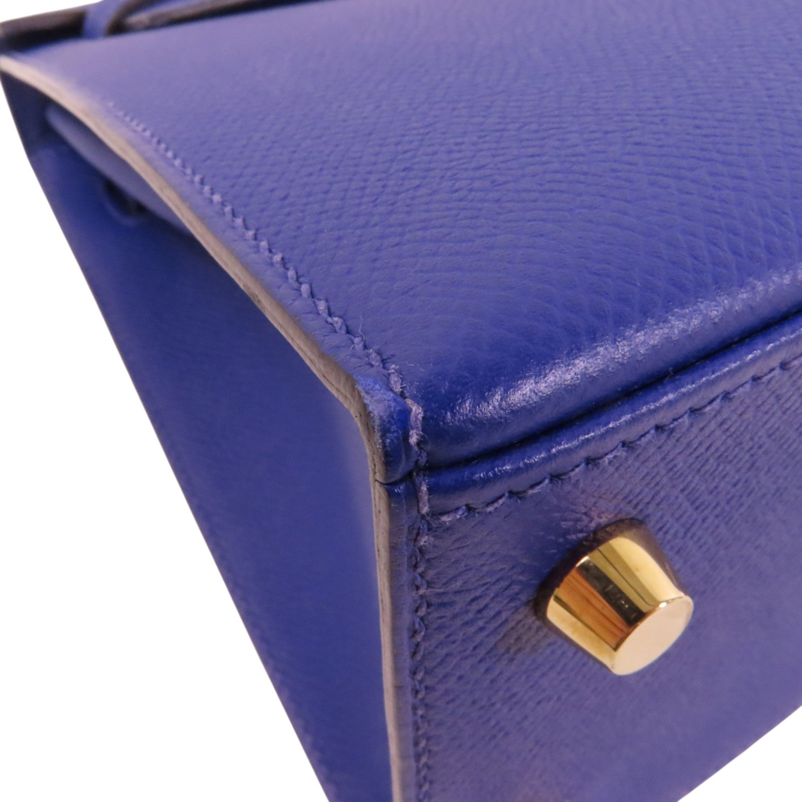 HERMES Epsom皮革Kelly 25金扣手挽肩背兩用袋