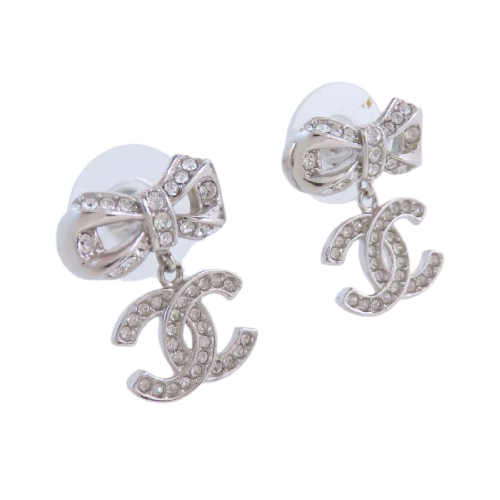 CHANEL 金屬/水鑽Earrings耳環