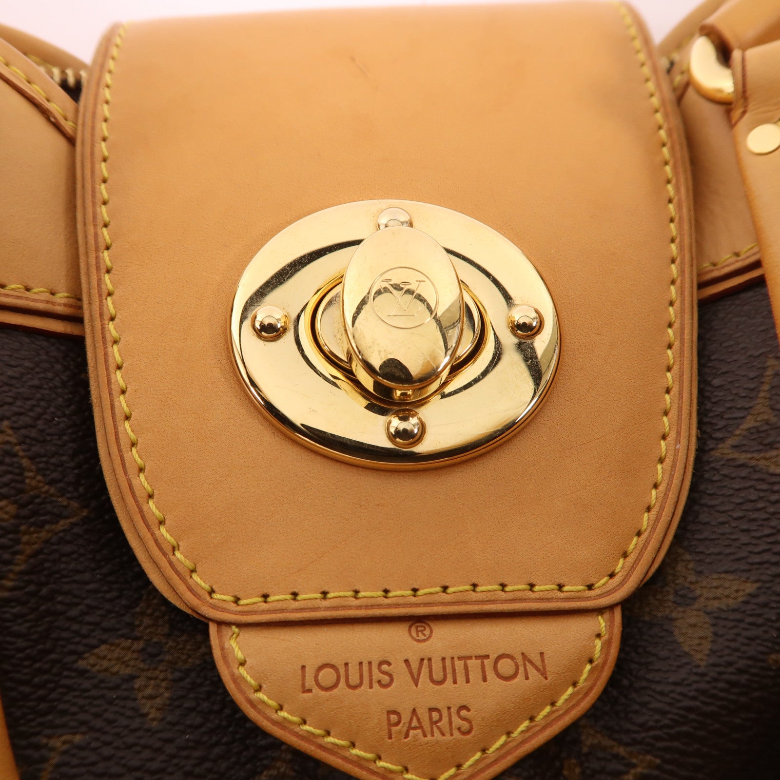 LOUIS VUITTON LV GHW Boetie MM 2 Way Shoulder Bag M45714 Monogram Brown