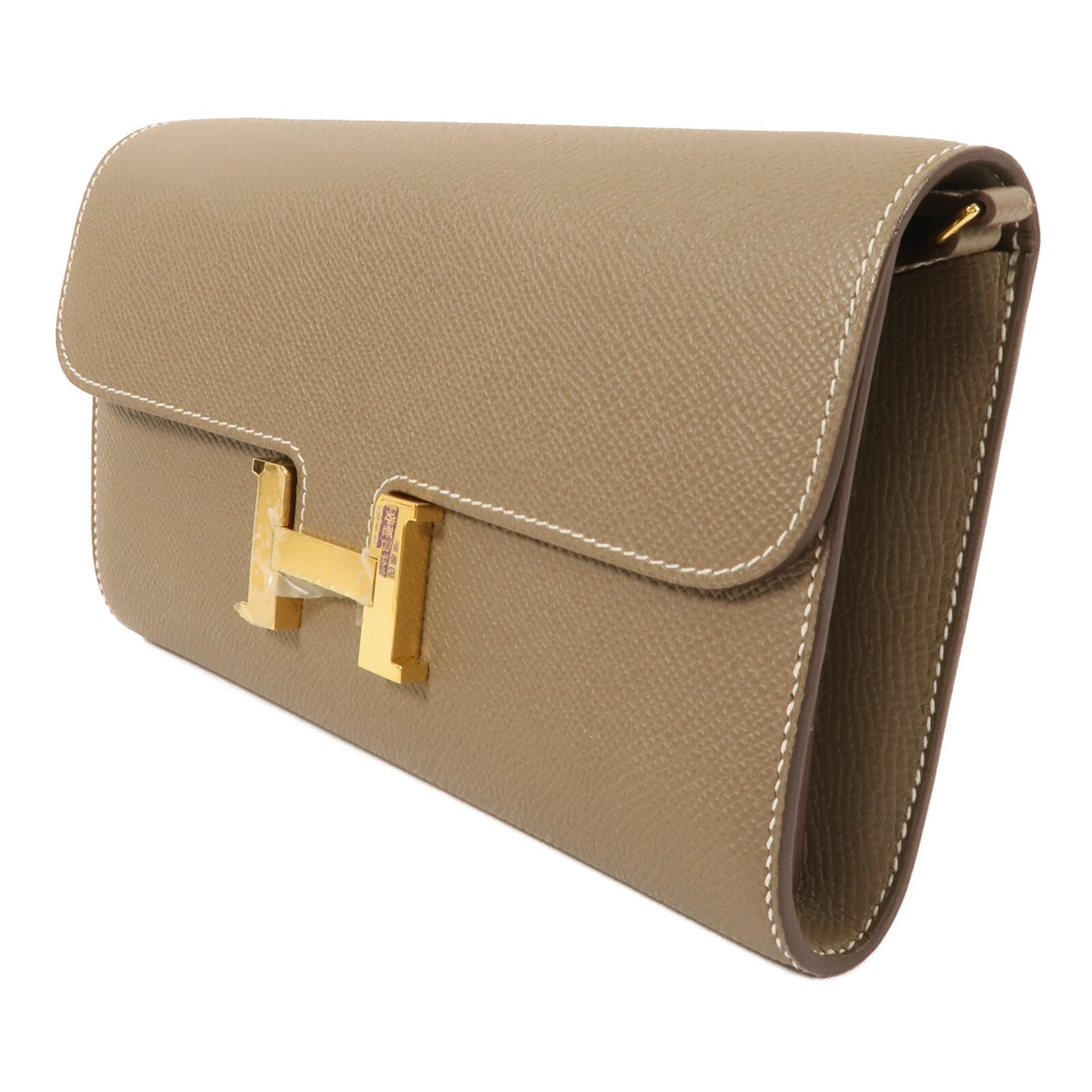 HERMES Epsom皮革Constance To Go Wallet肩背袋