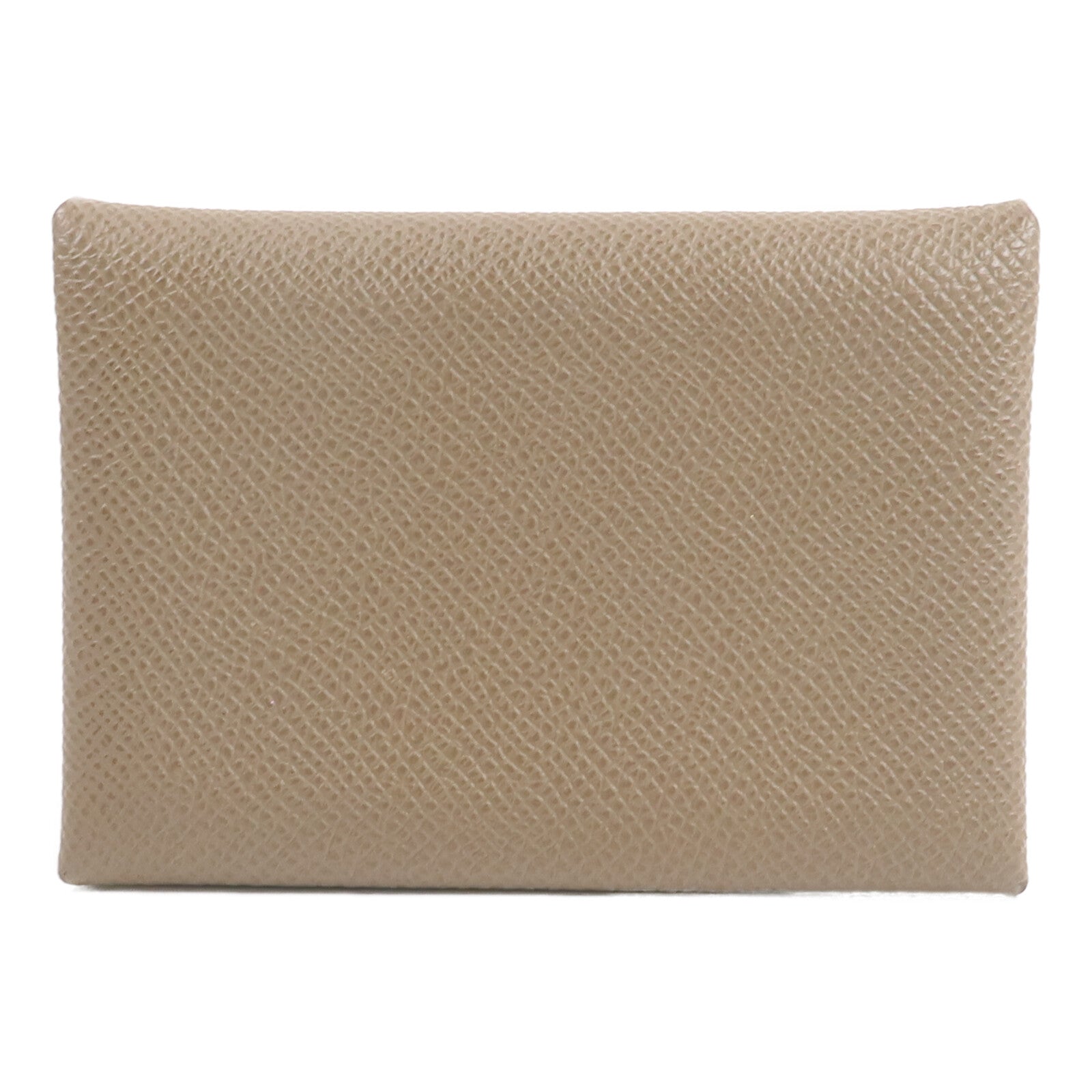 HERMES Epsom皮革Calvi Duo卡片套Etoupe