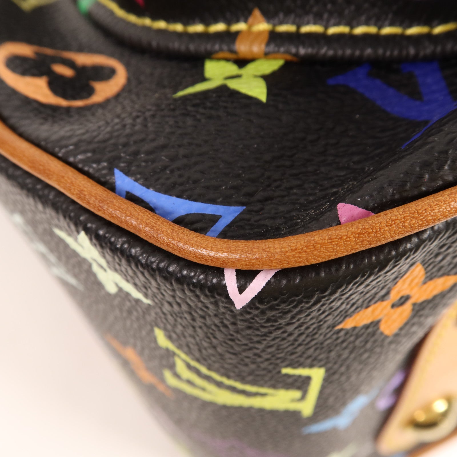 LOUIS VUITTON Monogram Multicolore Rita金扣手挽肩背兩用袋