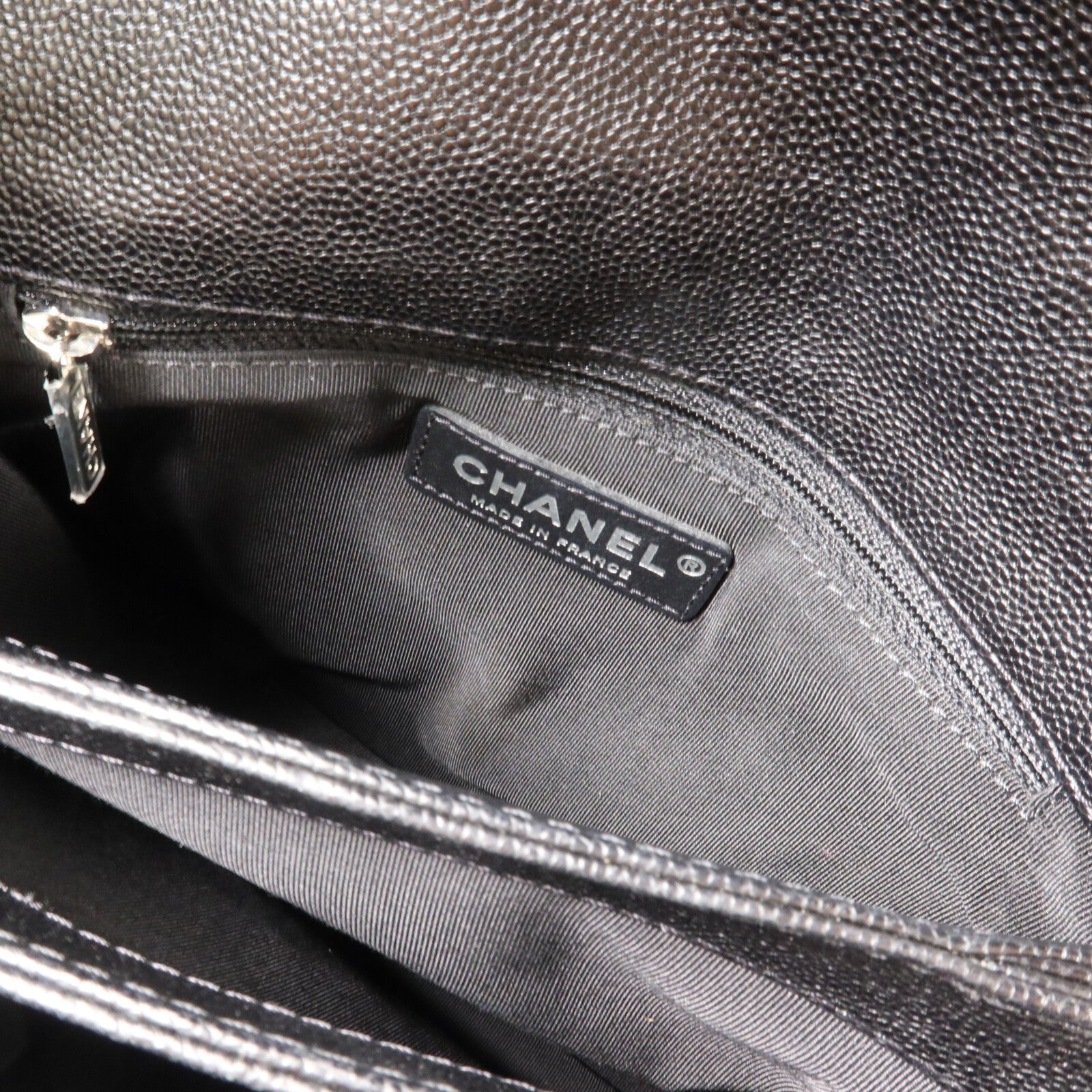 CHANEL 牛皮皮革Chain Shoulder鏈帶肩背袋