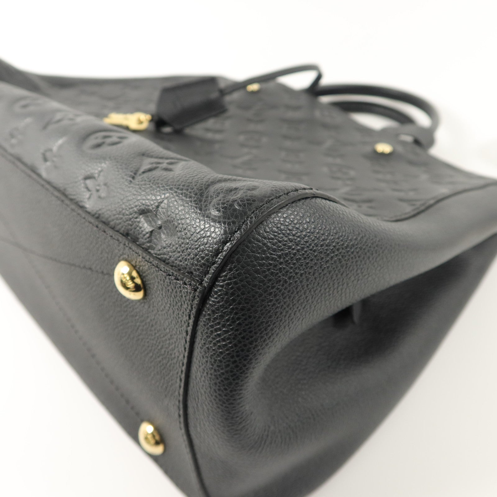 LOUIS VUITTON Monogram Empreinte Montaigne MM手挽肩背兩用袋