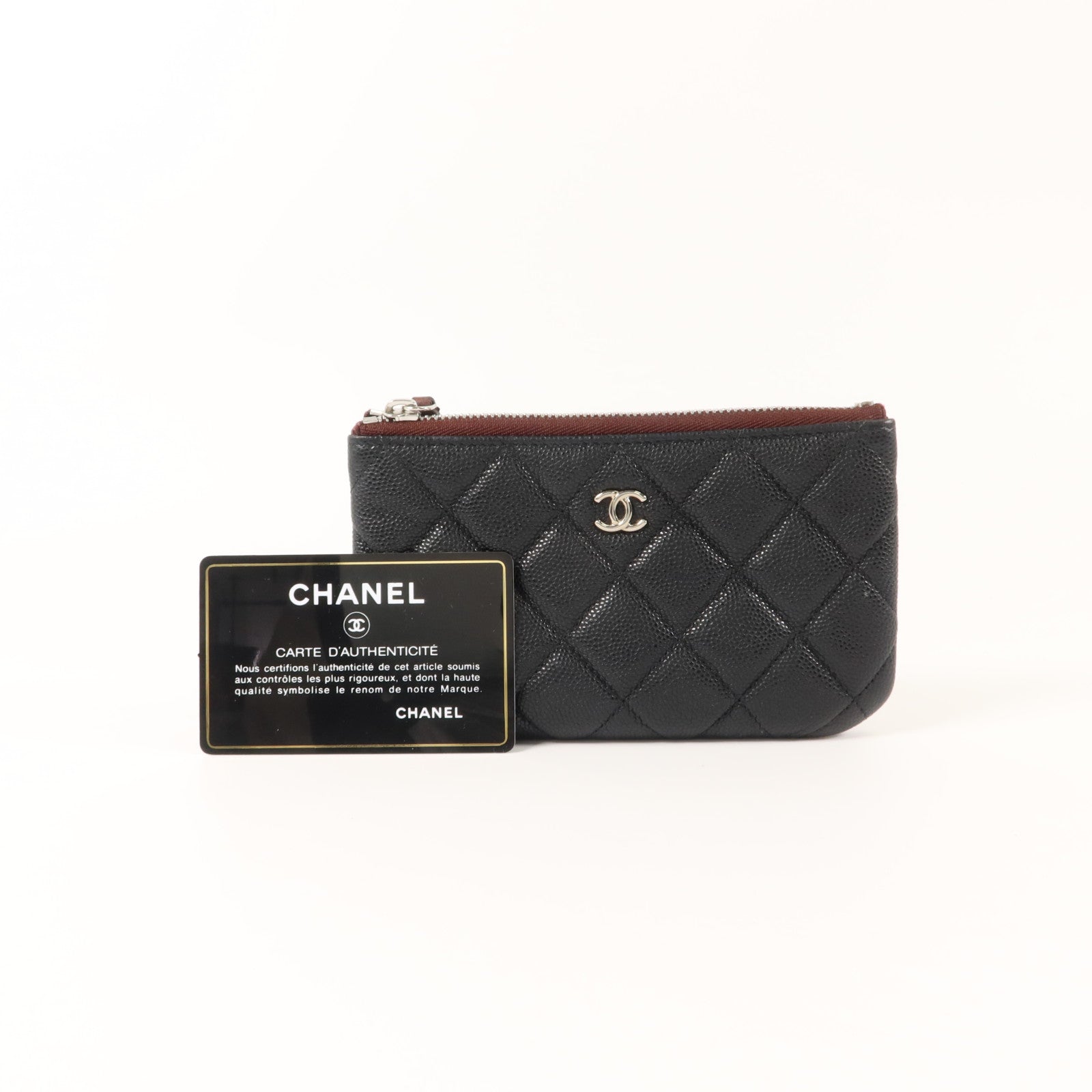 CHANEL 牛皮皮革Classic Small Zipped Pouch小袋