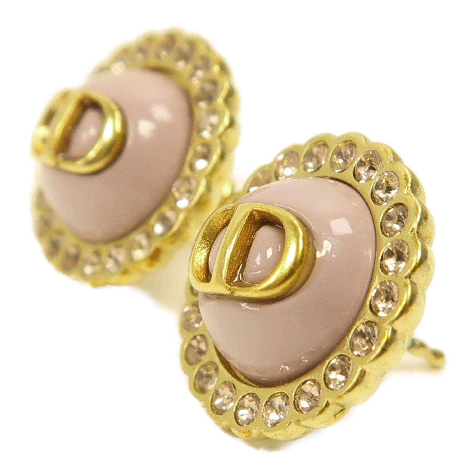 Dior 金屬Earrings耳環紫色/金色