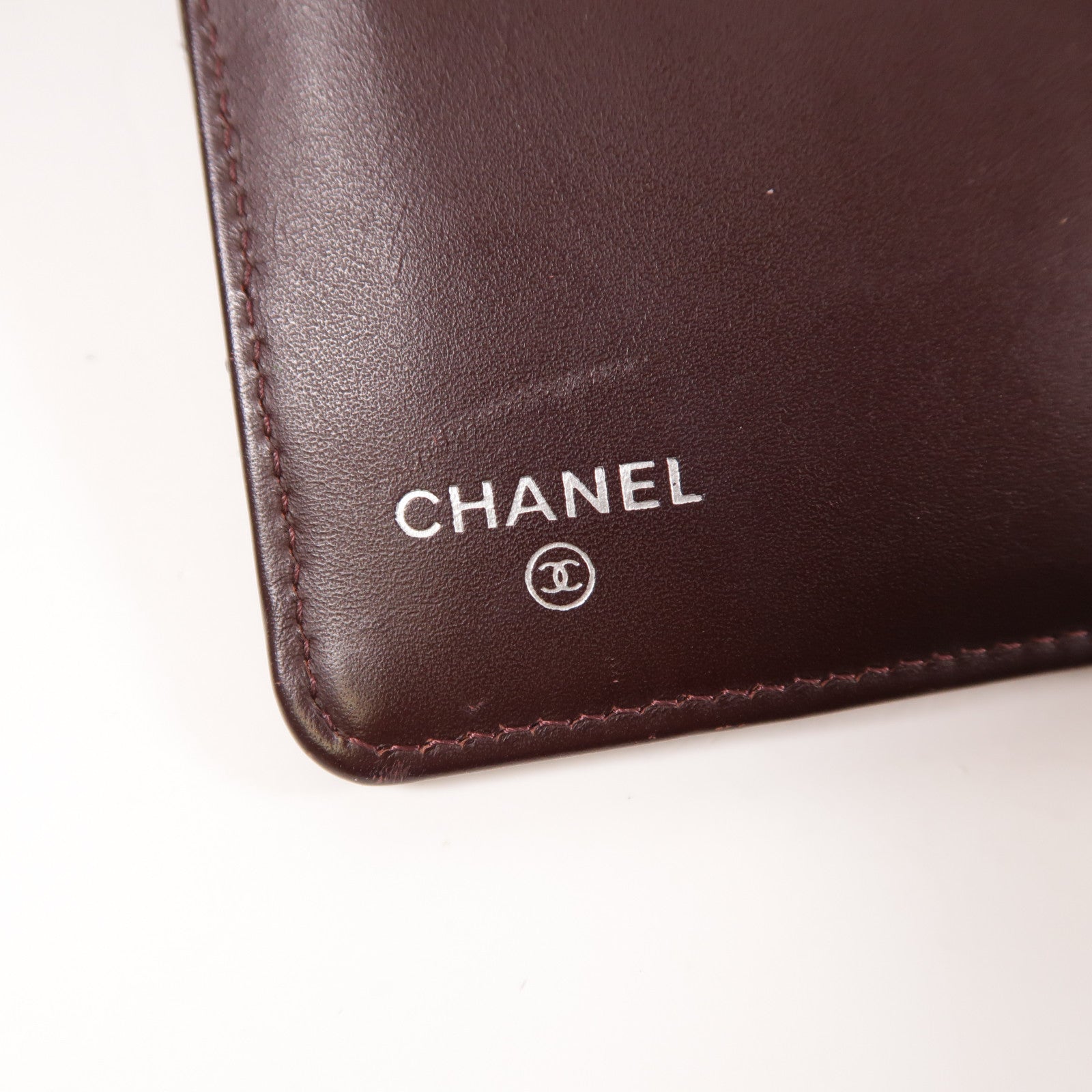 CHANEL CC SHW Long Wallet Calfskin Leather Black