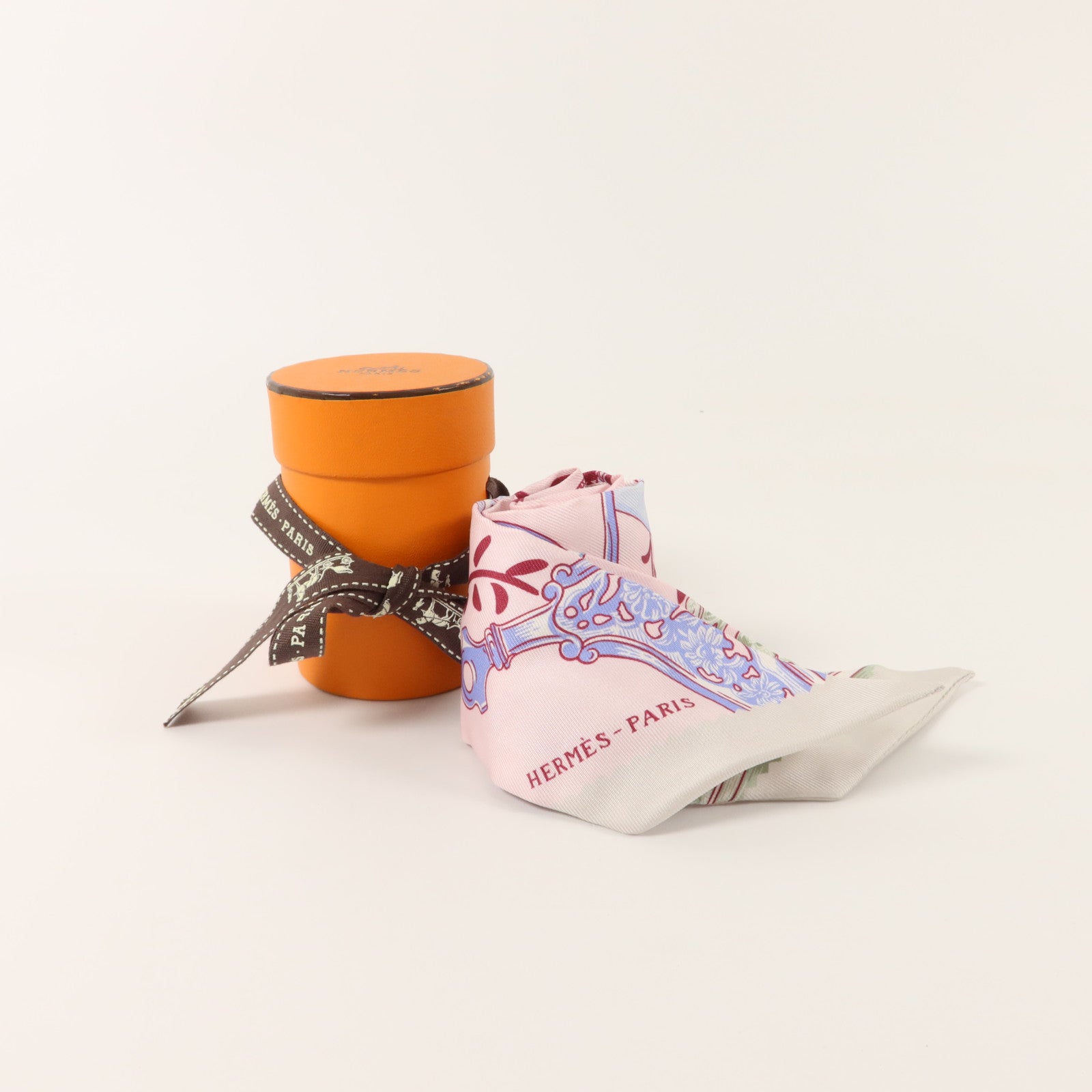 HERMES 絲質Twilly絲巾
