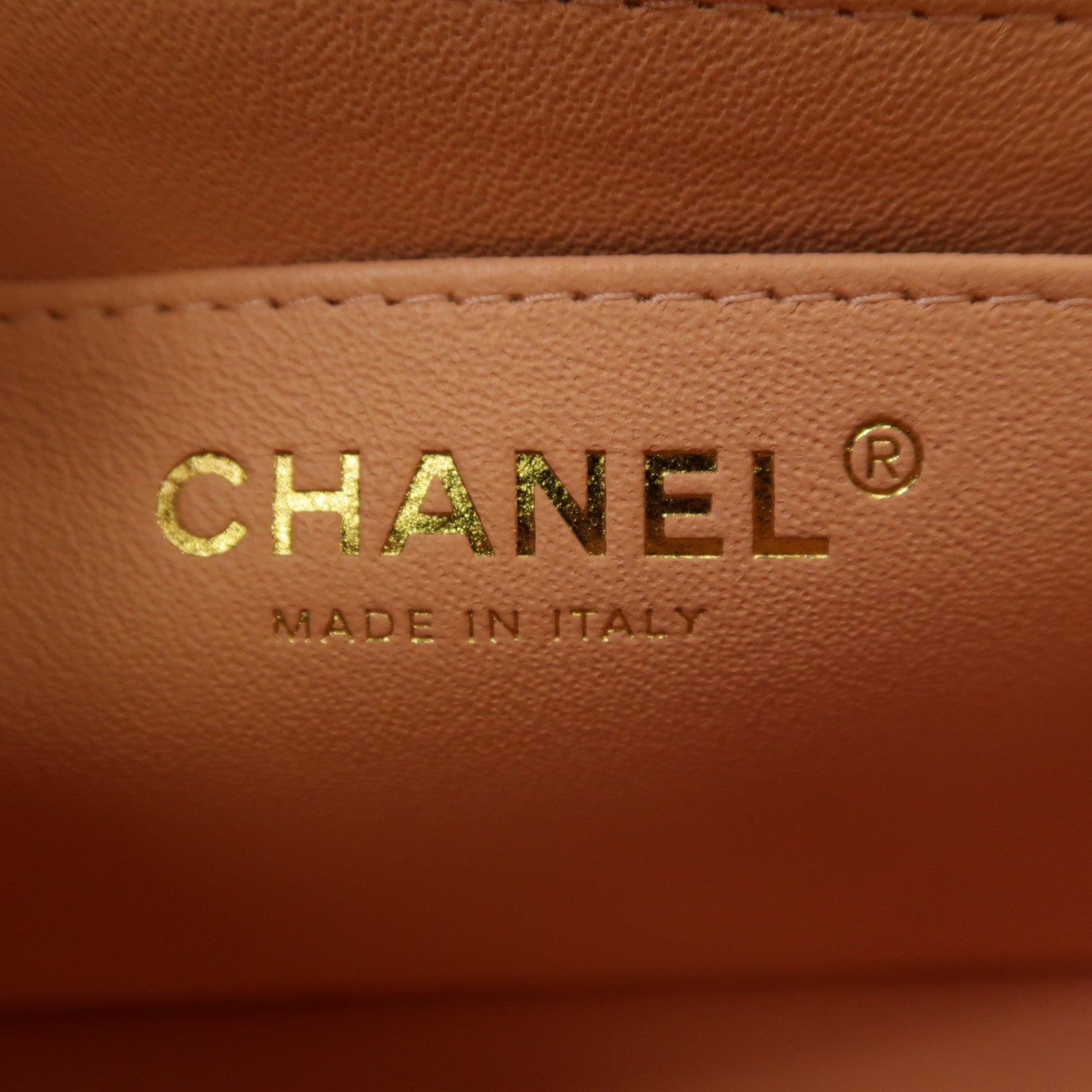 CHANEL 【激減優惠】菱格羊皮皮革Classic 17金扣手肩背袋粉紅色