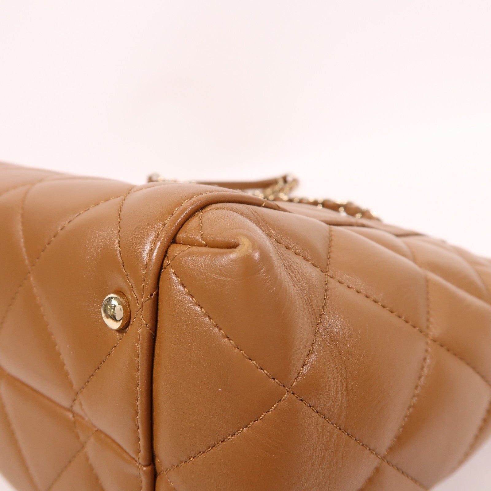 CHANEL 【激減優惠】牛皮皮革Shoulder Bag金扣鏈帶肩背袋