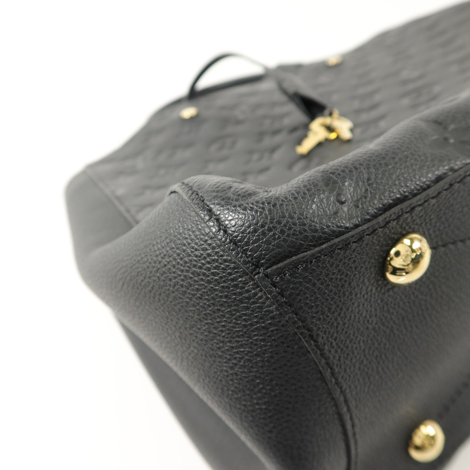 LOUIS VUITTON Monogram Empreinte Montaigne MM手挽肩背兩用袋