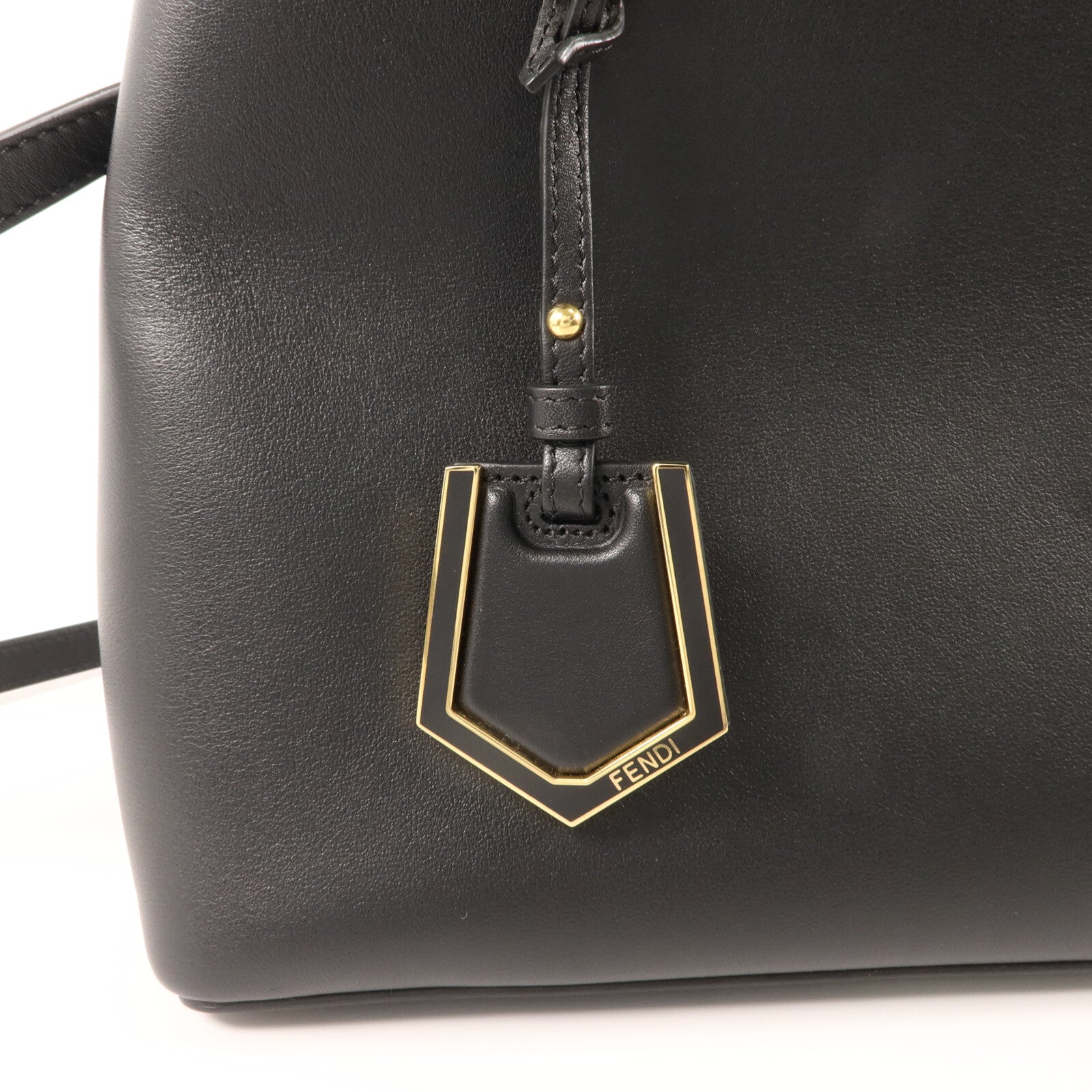 FENDI 牛皮皮革Petite 2 Jours手挽肩背兩用袋