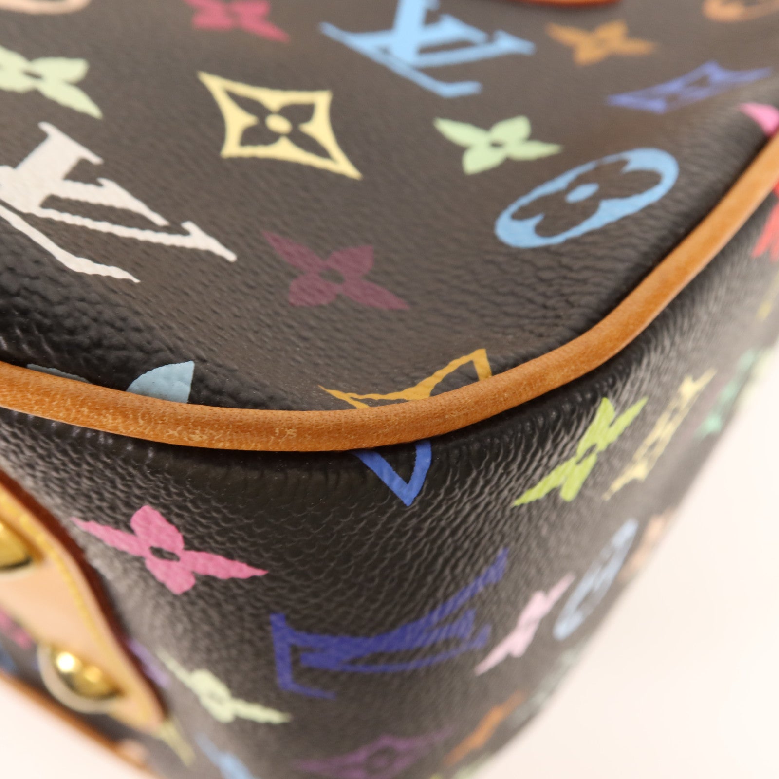 LOUIS VUITTON Monogram Multicolore Rita金扣手挽肩背兩用袋