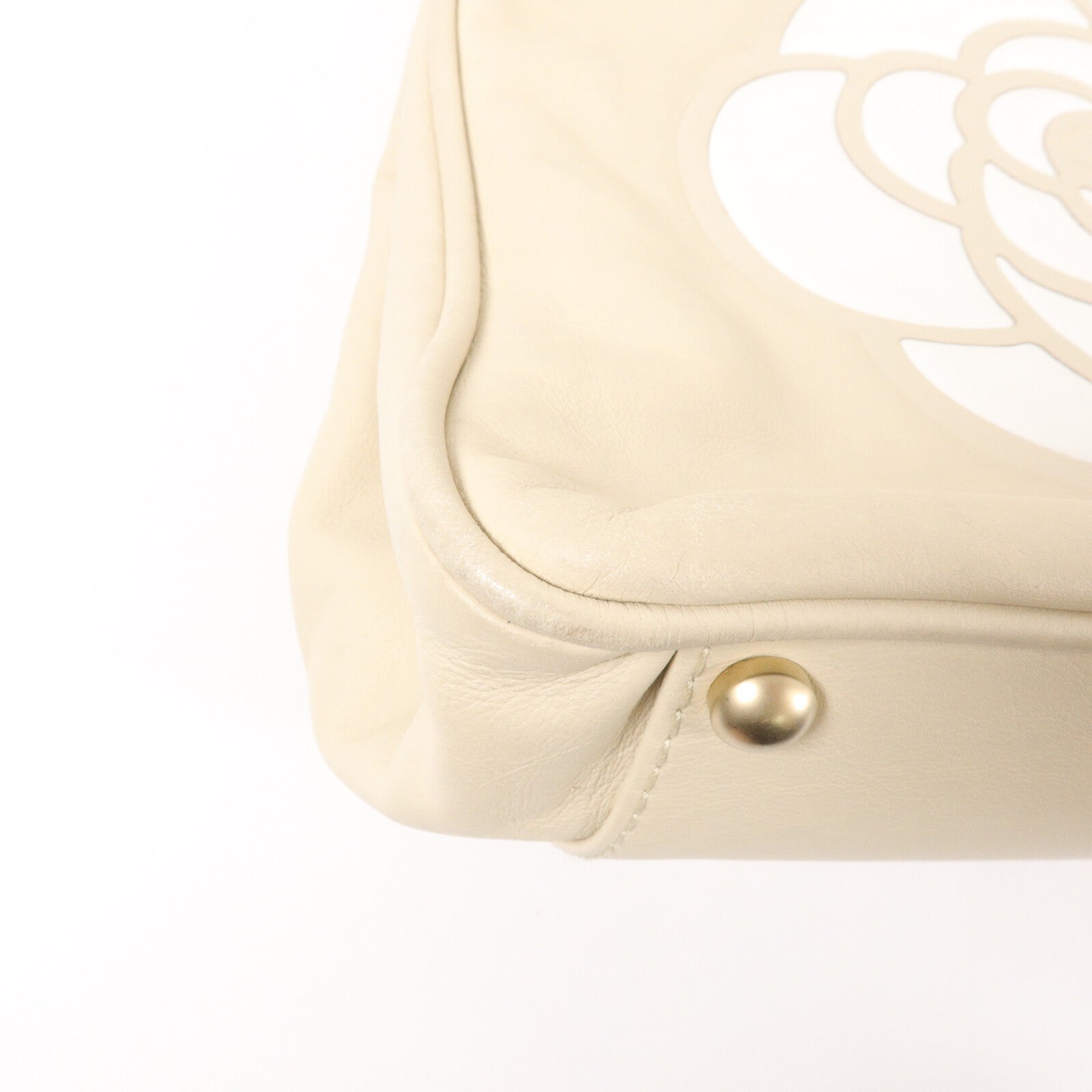 CHANEL 牛皮皮革Camellia Shoulder Tote肩背袋