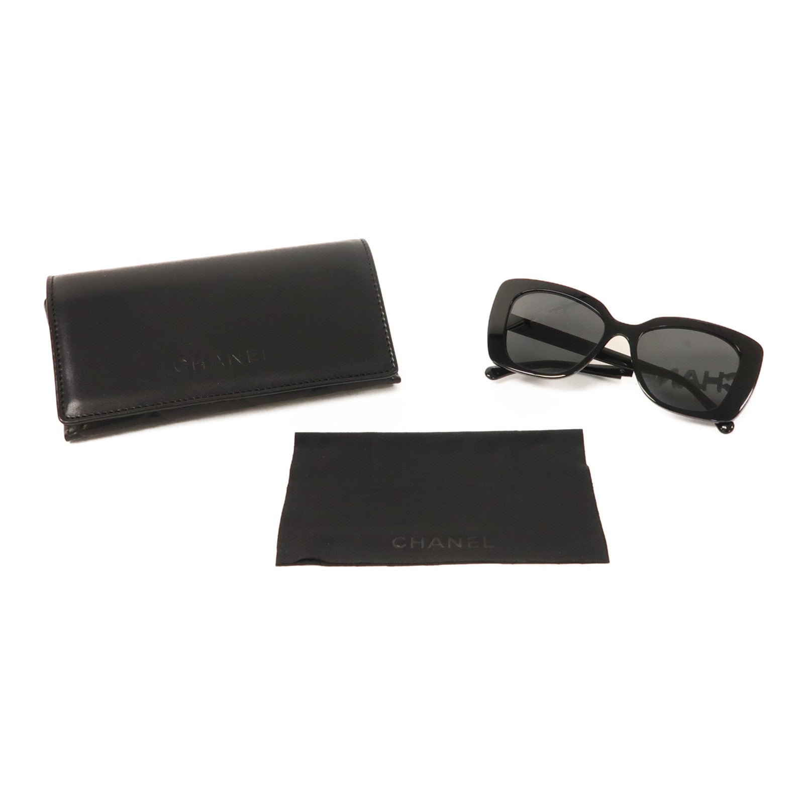 CHANEL PVC Sunglasses太陽眼鏡黑色