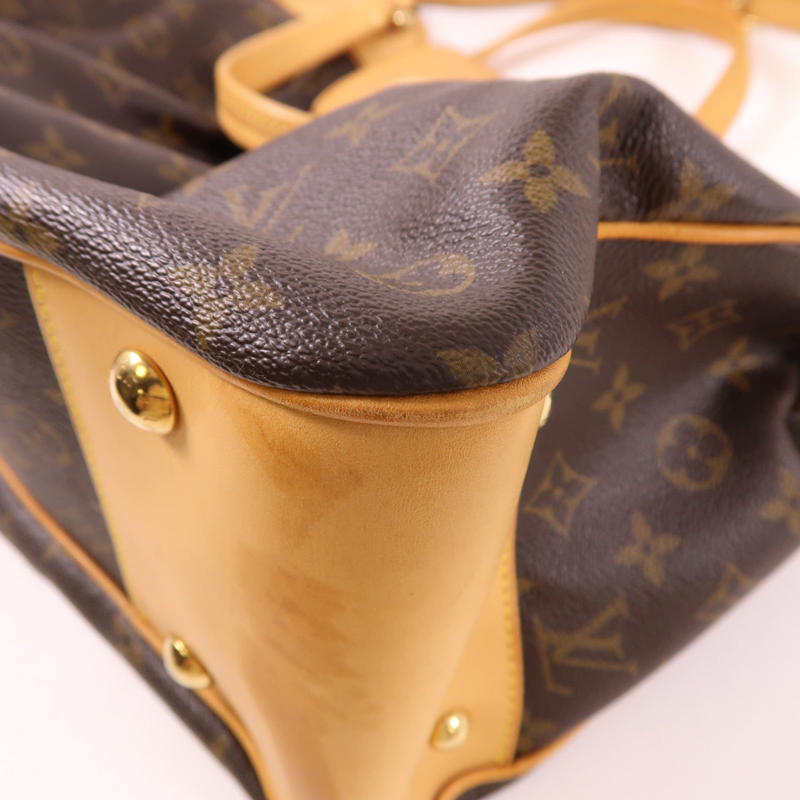 LOUIS VUITTON LV GHW Boetie MM 2 Way Shoulder Bag M45714 Monogram Brown