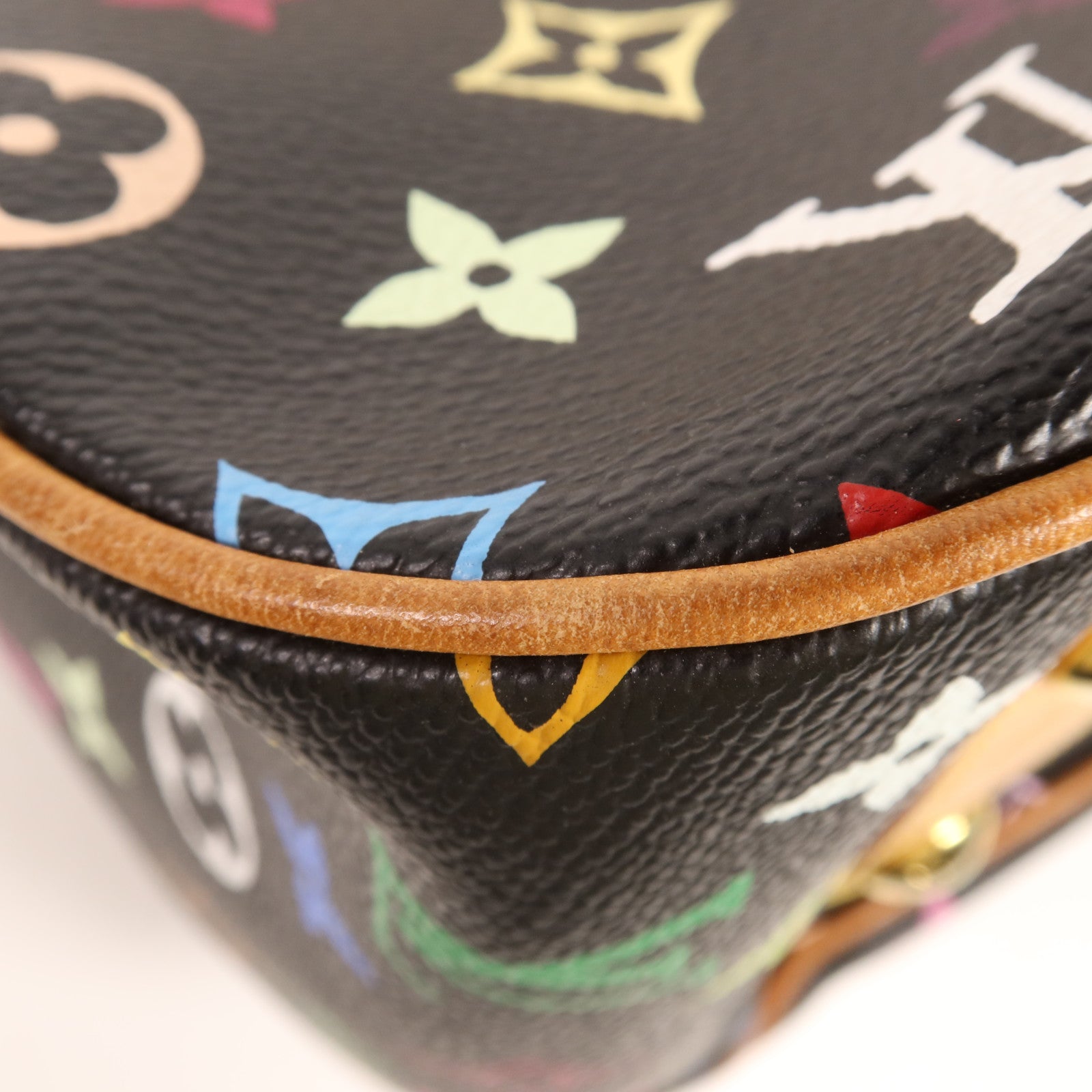 LOUIS VUITTON Monogram Multicolore Rita金扣手挽肩背兩用袋
