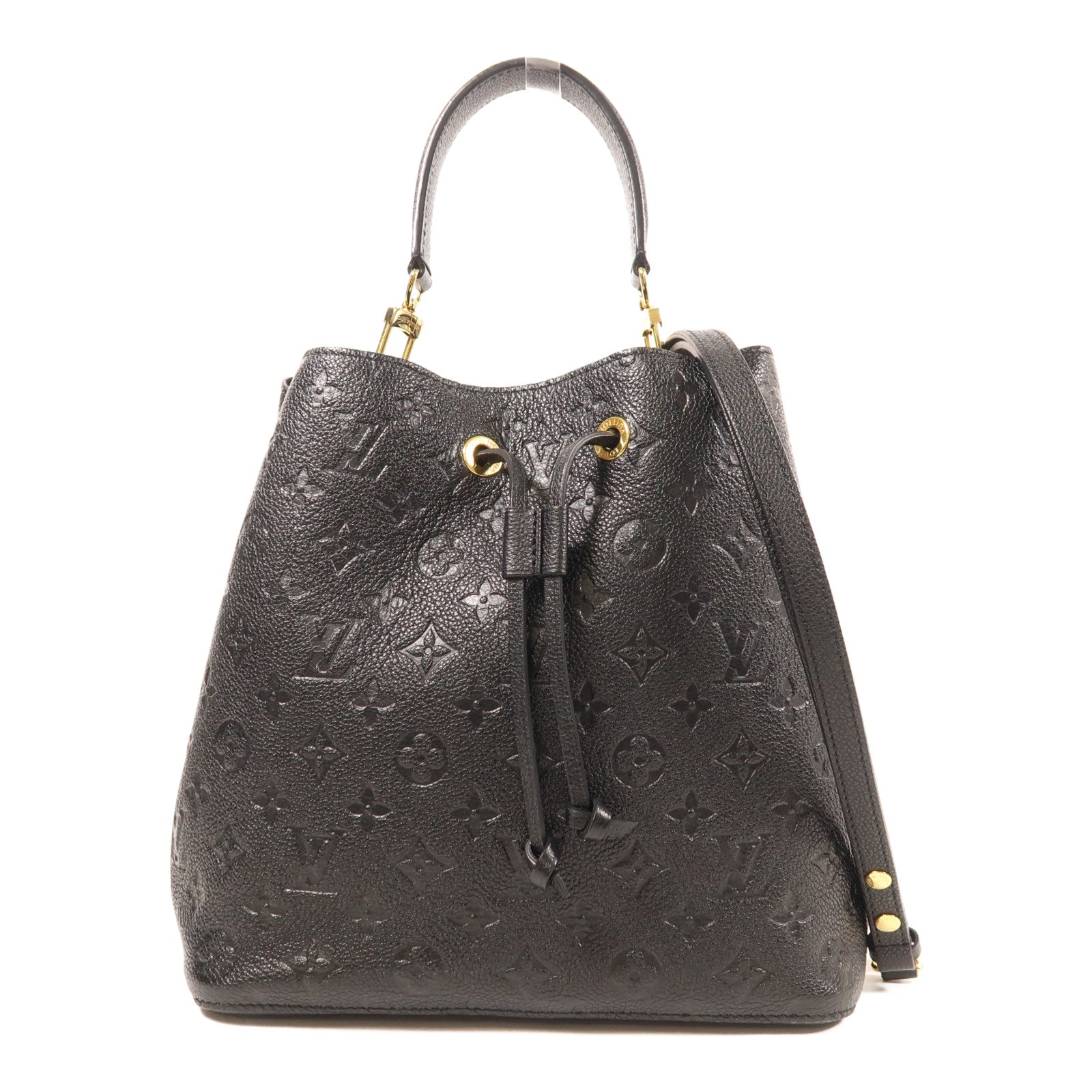 LOUIS VUITTON Monogram Empreinte NéoNoé MM金扣手挽肩背兩用