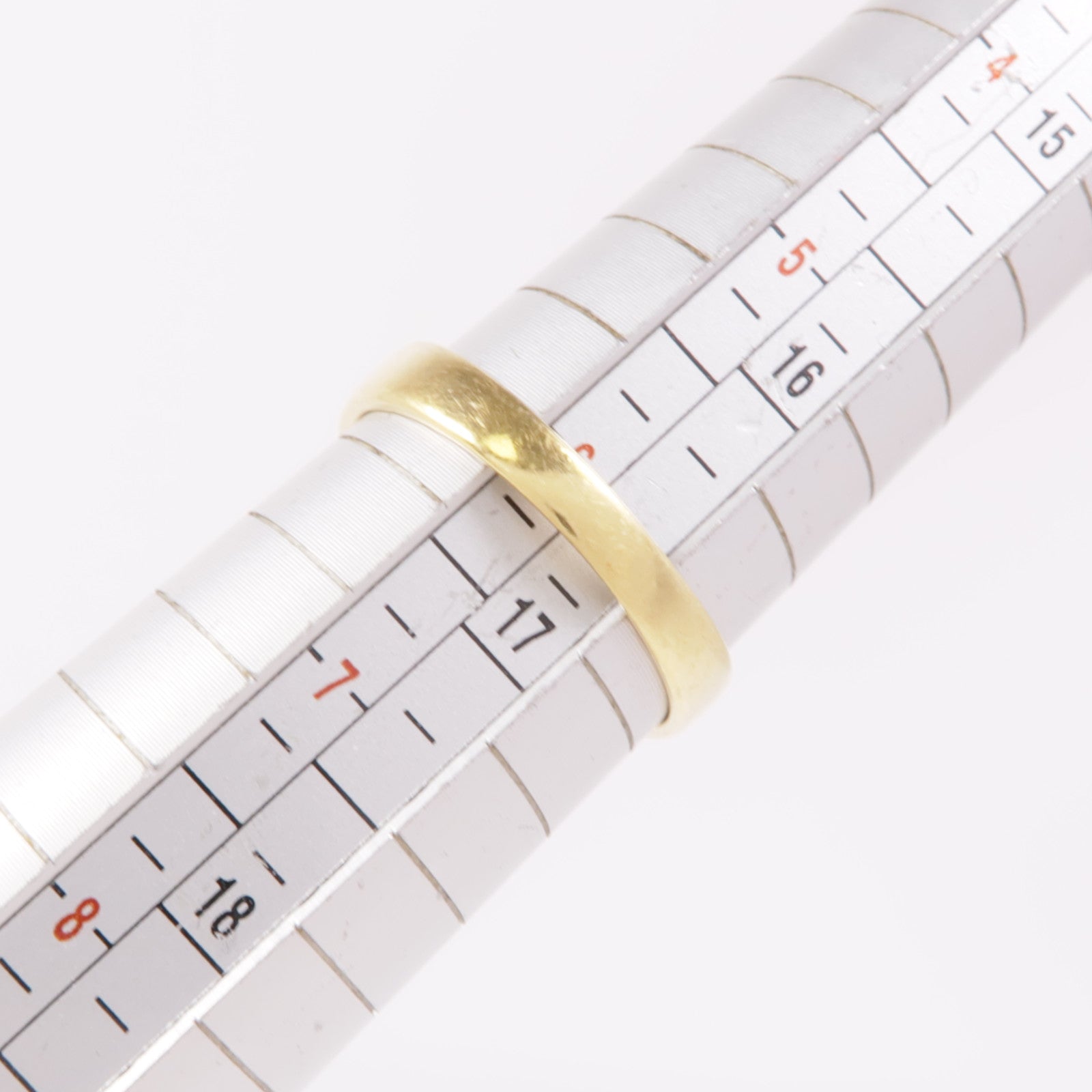 JEWELRY 【激減優惠】18K黃金Ruby/Diamond Ring紅寶石/鑽石戒指US#6