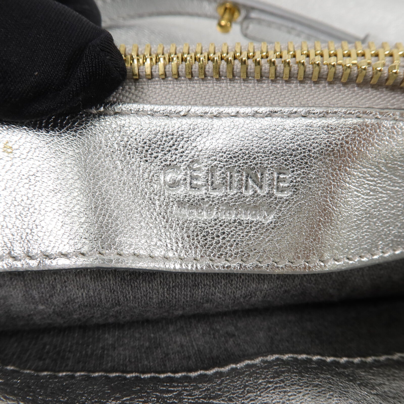 CELINE 牛皮皮革Trio Large肩背袋
