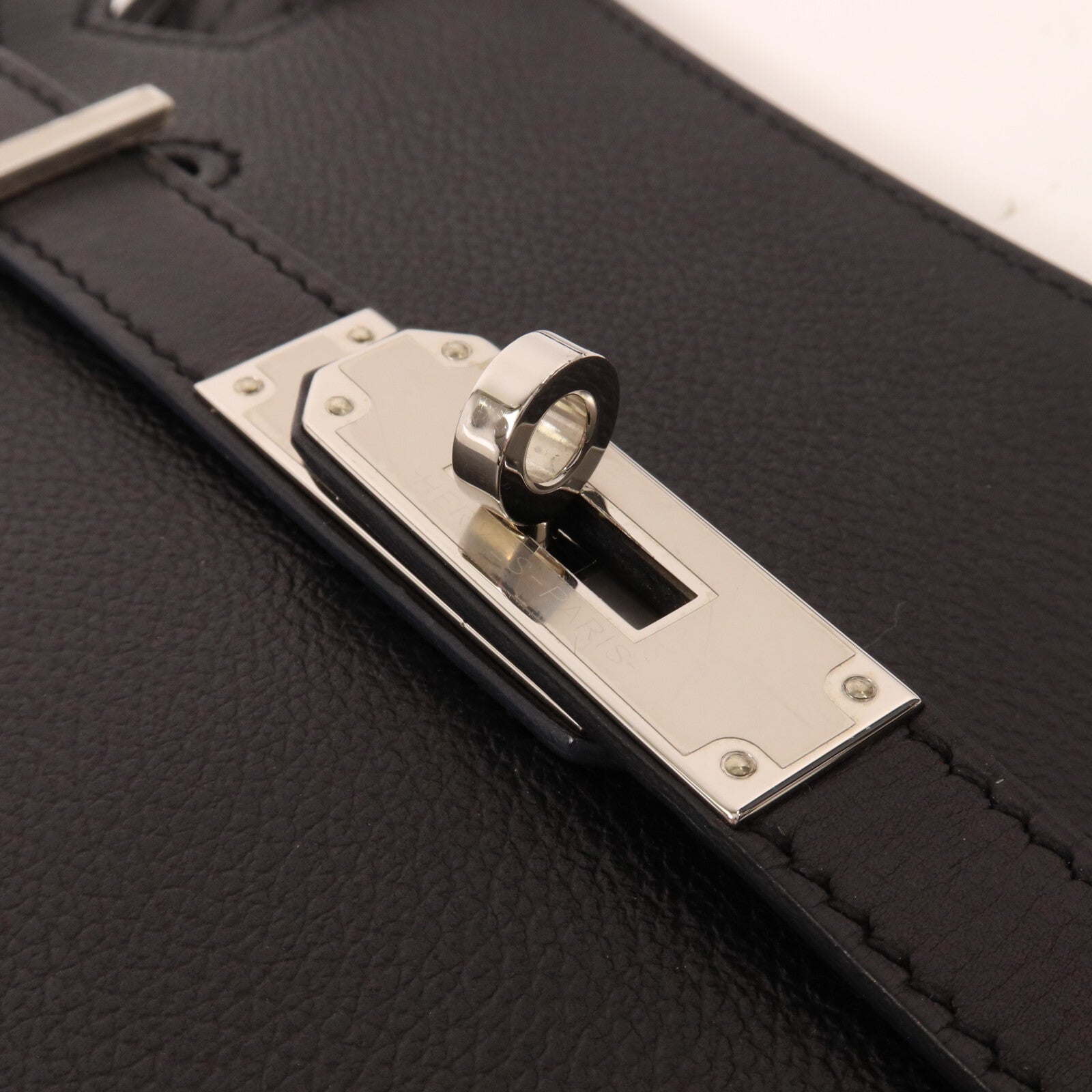 HERMES Evercolor皮革Jypsiere Mini肩背袋Noir