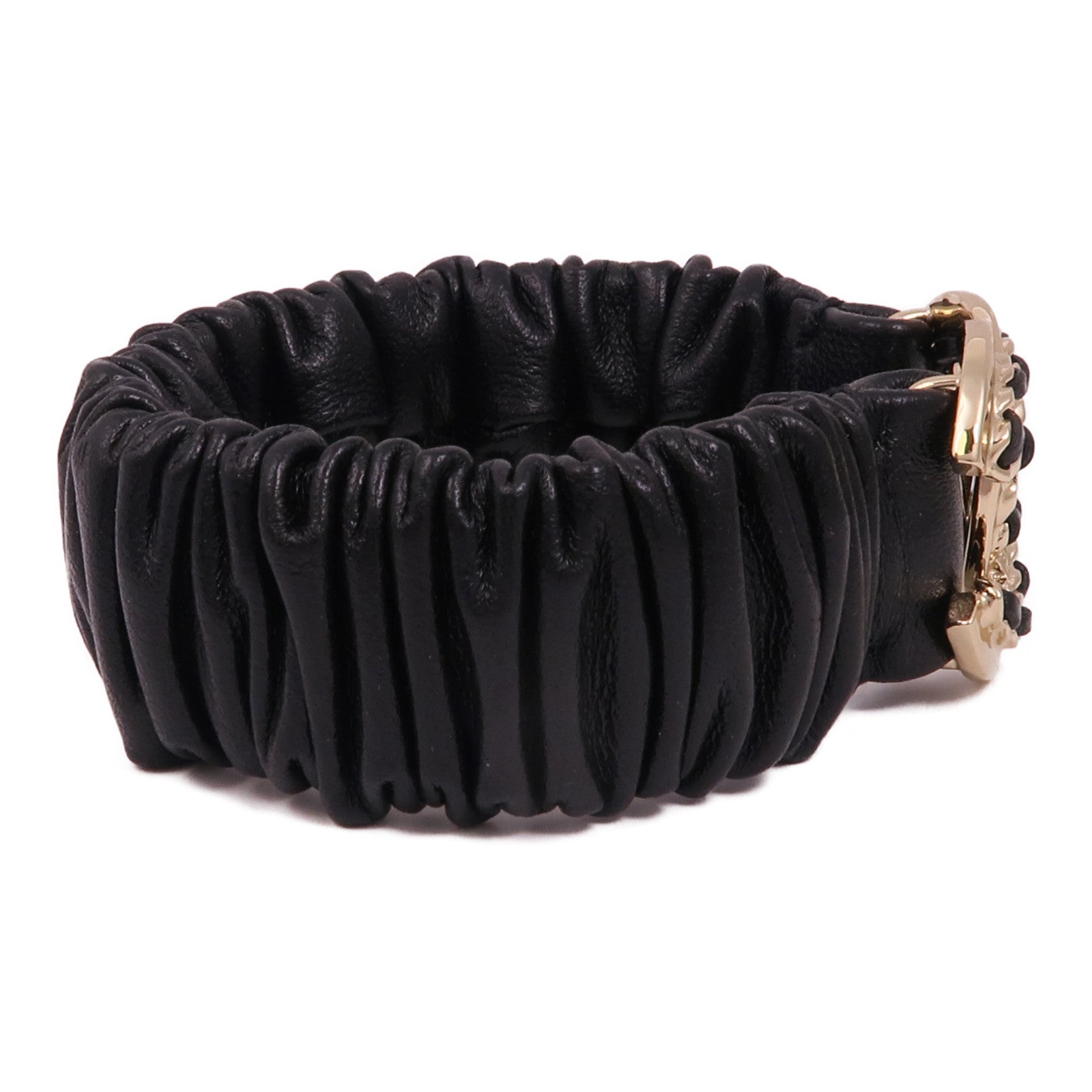 CHANEL 羊皮皮革Bracelet金扣手帶