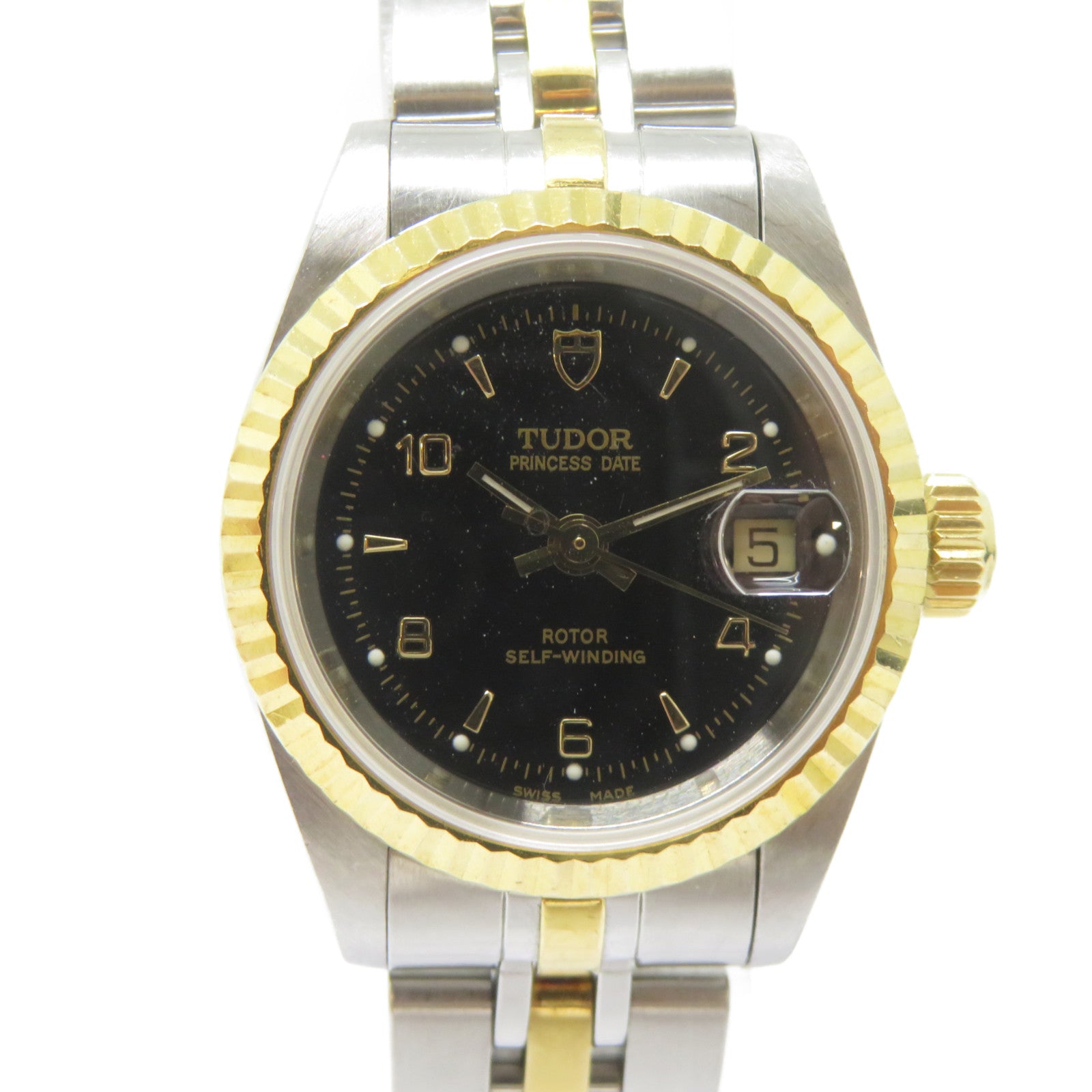 TUDOR Princess不鏽鋼手錶自動機芯黑色