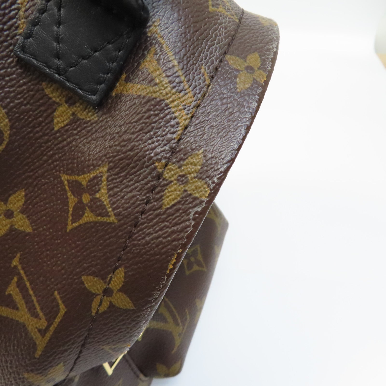 LOUIS VUITTON Monogram Palm Springs Bag金扣背包啡色