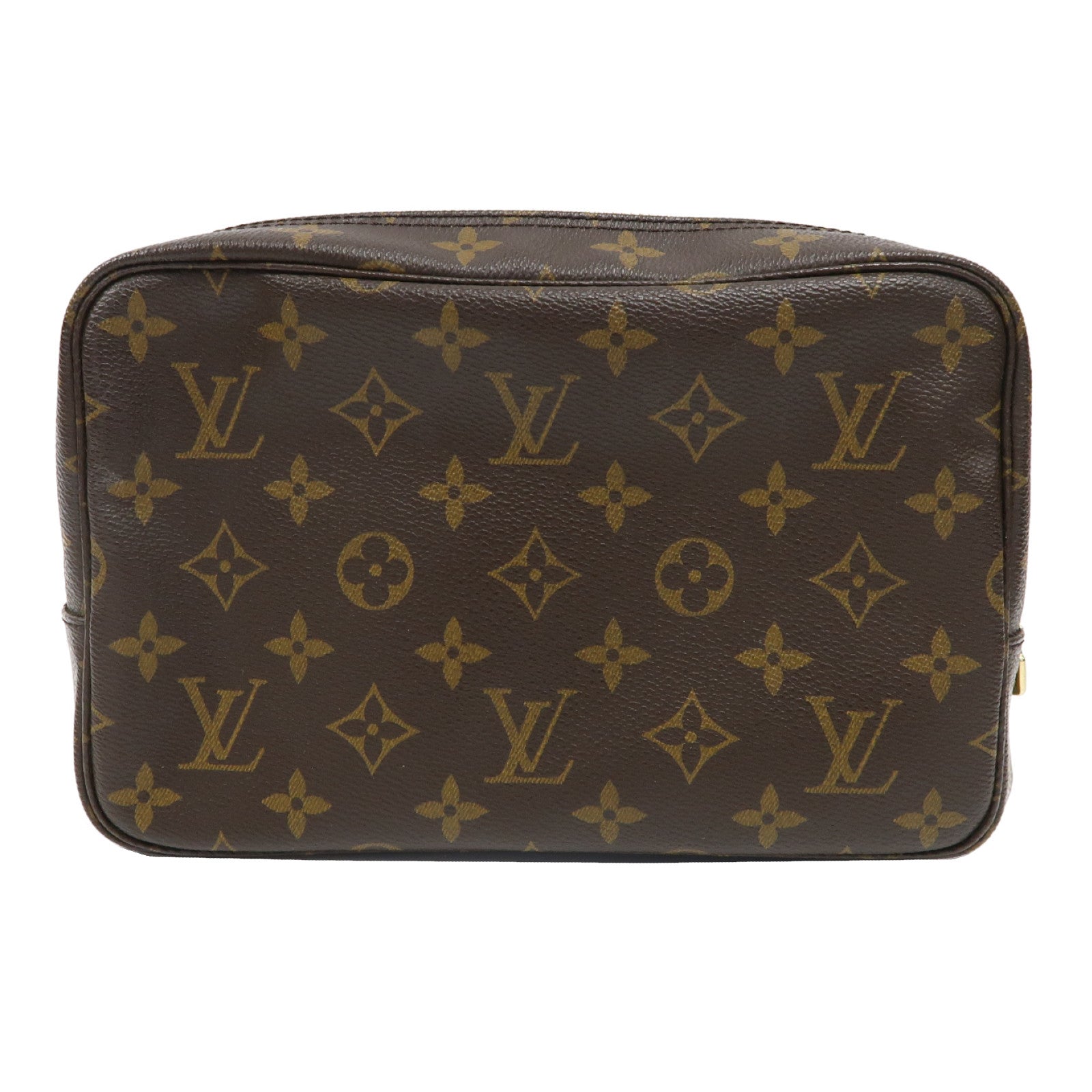 LOUIS VUITTON 【激減優惠】Monogram Trousse Toilette 23金扣手拿包啡色