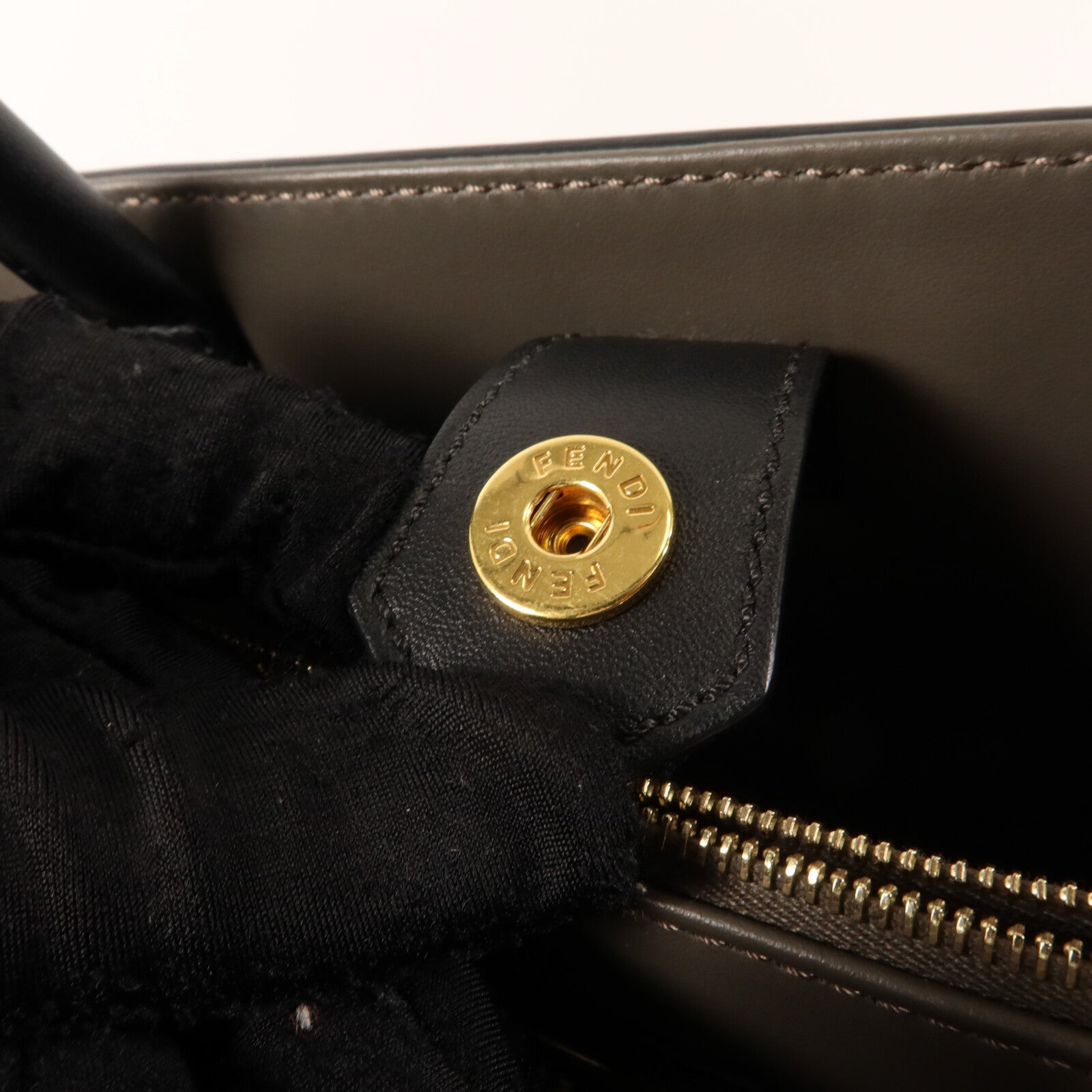 FENDI 牛皮皮革Petite 2 Jours手挽肩背兩用袋