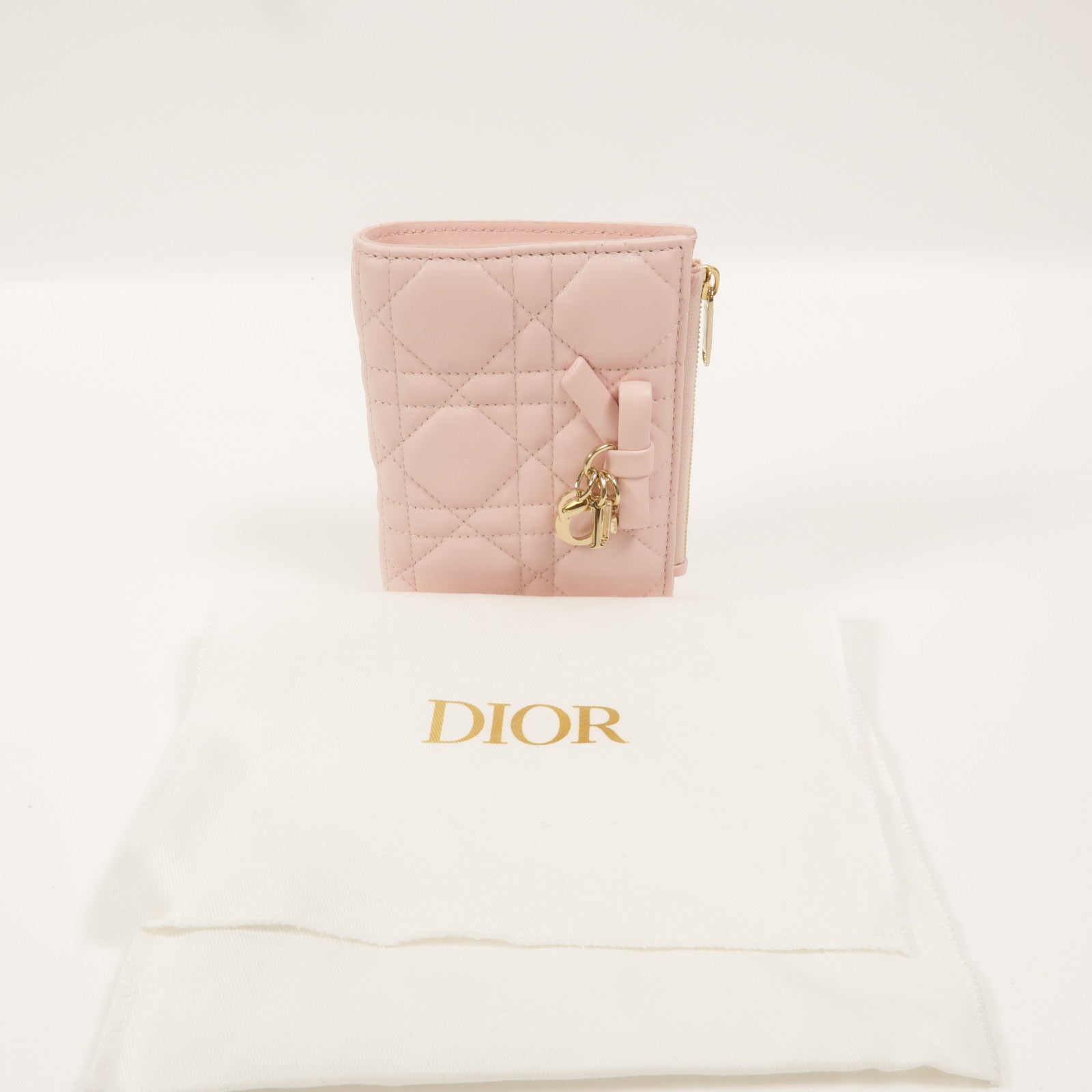 Dior 羊皮皮革Lady Dior Dahlia Wallet錢包
