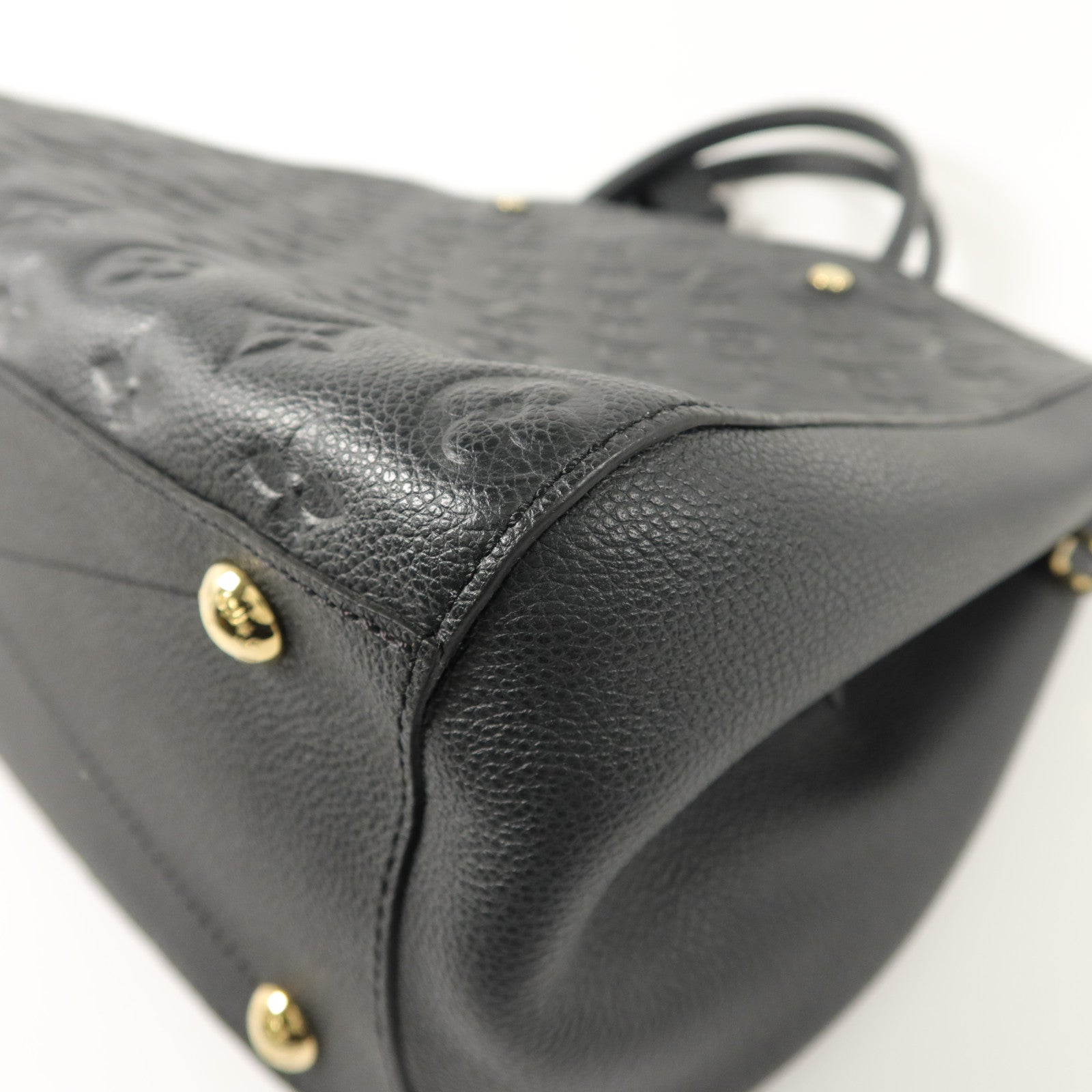 LOUIS VUITTON Monogram Empreinte Montaigne MM手挽肩背兩用袋